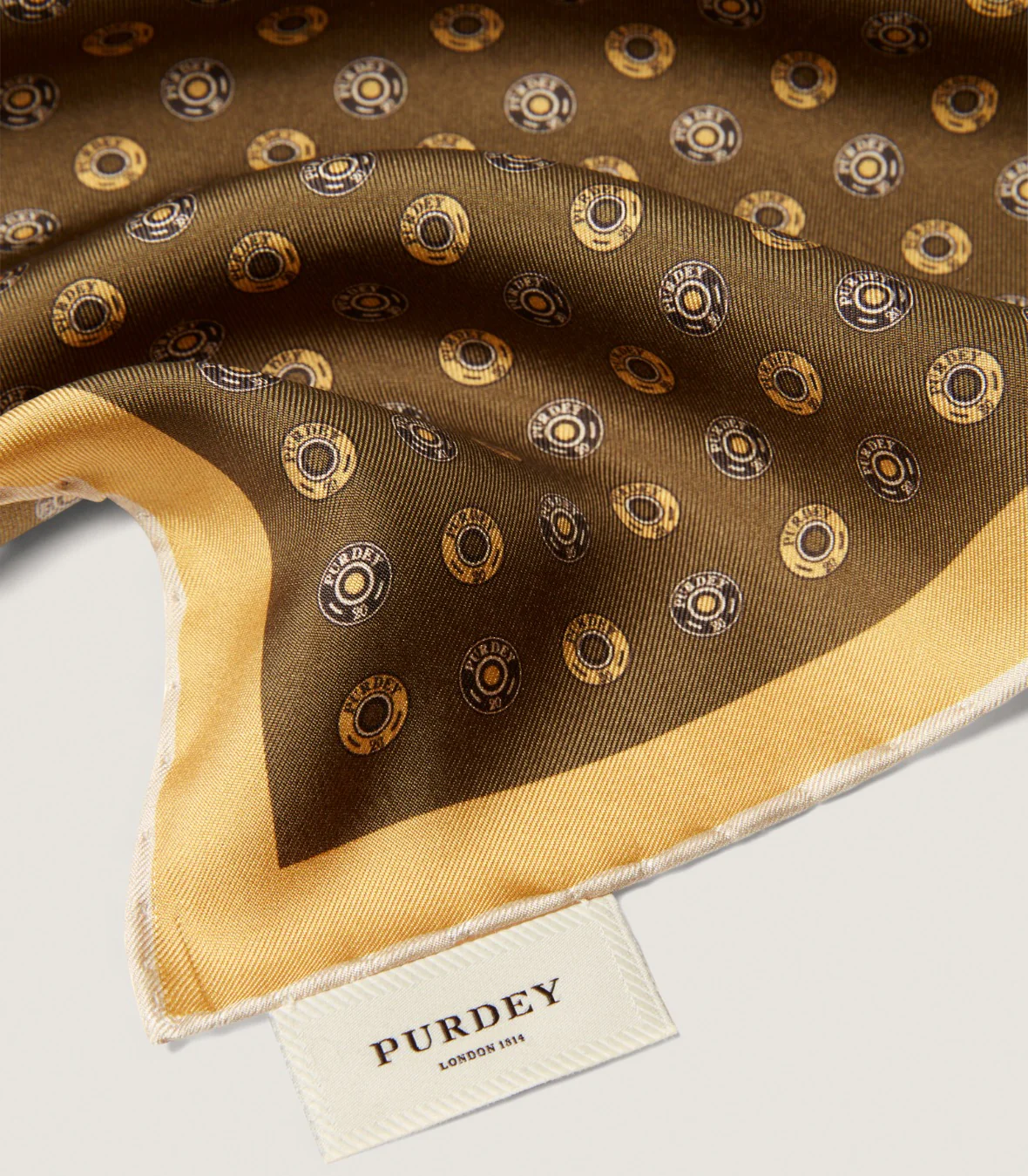 20 Bore Pocket Square in Loden - Image 2