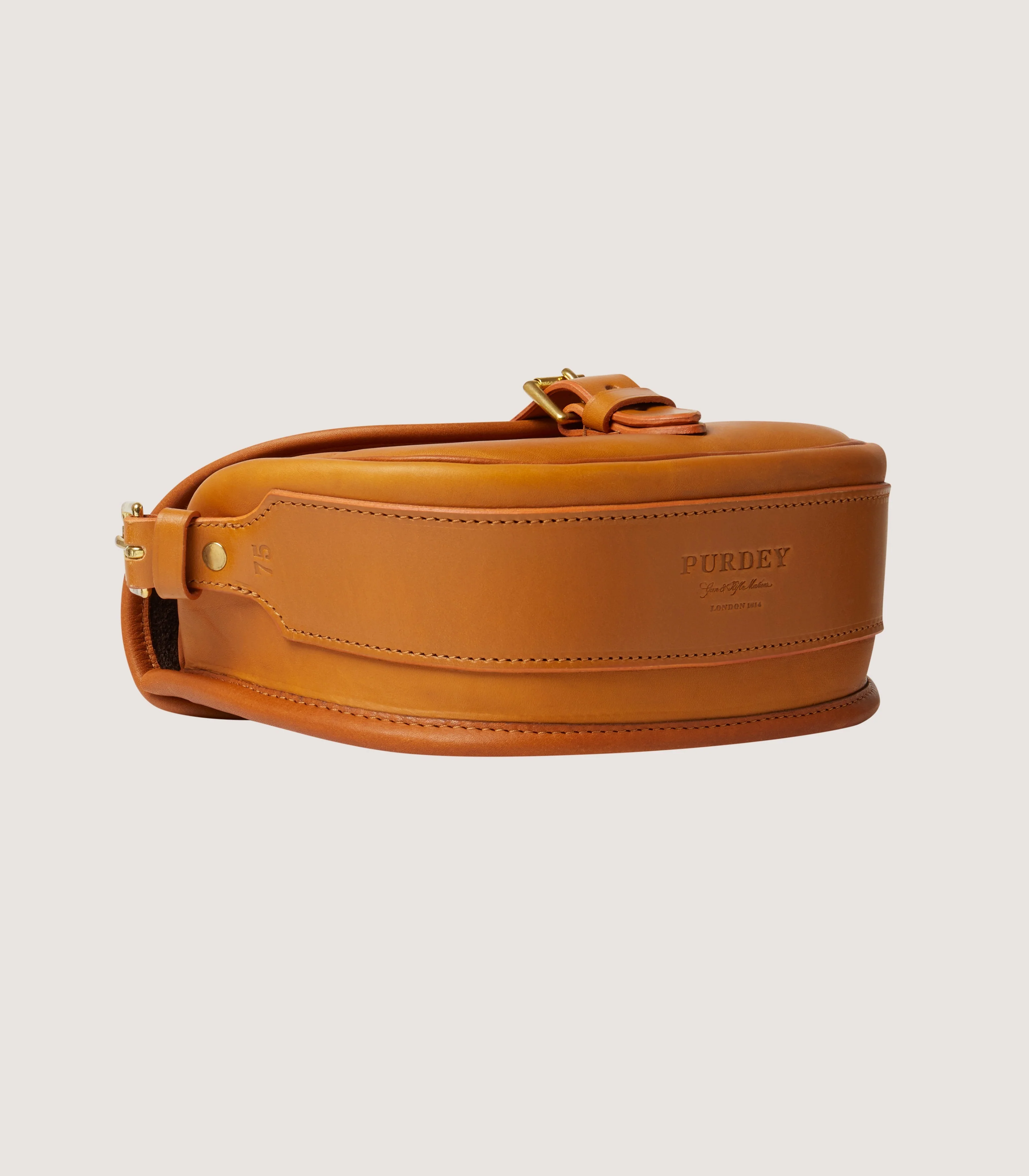 Bridle Leather Cartridge Bag In Tan - Image 3