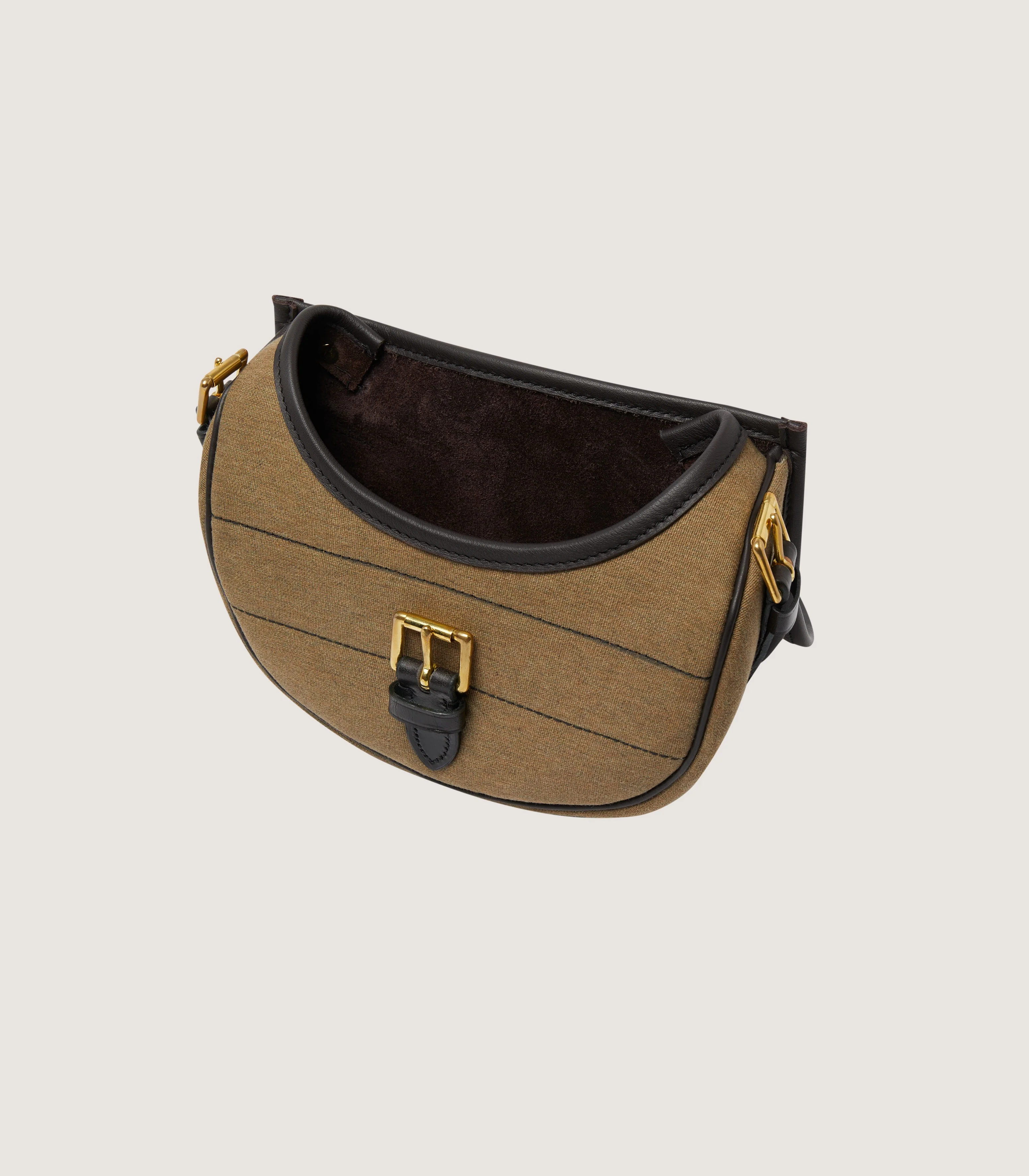 Nettle Canvas Cartridge Bag In Moss Green - Image 4