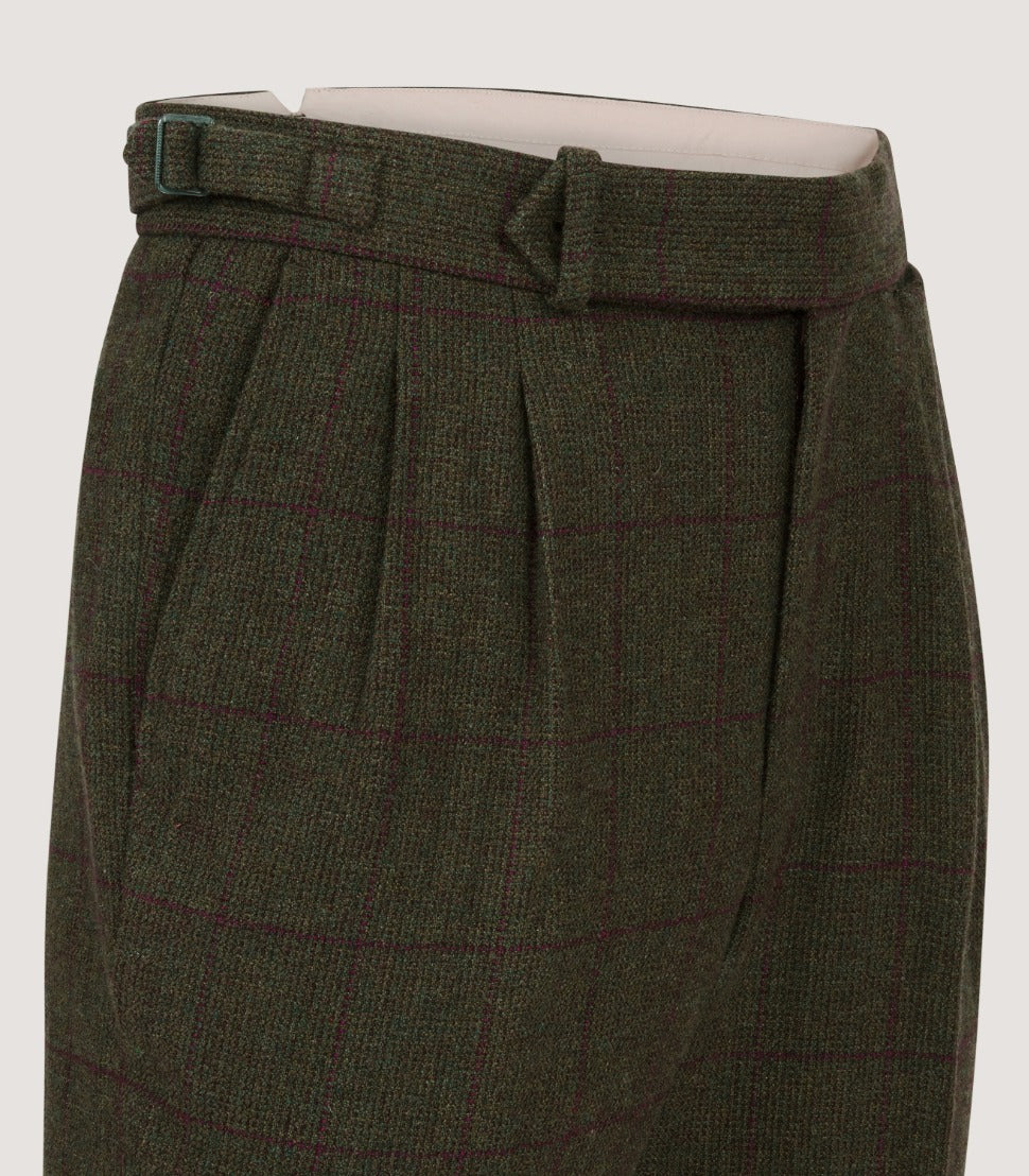 Men's Tweed Shooting Trousers in Alum - Image 5