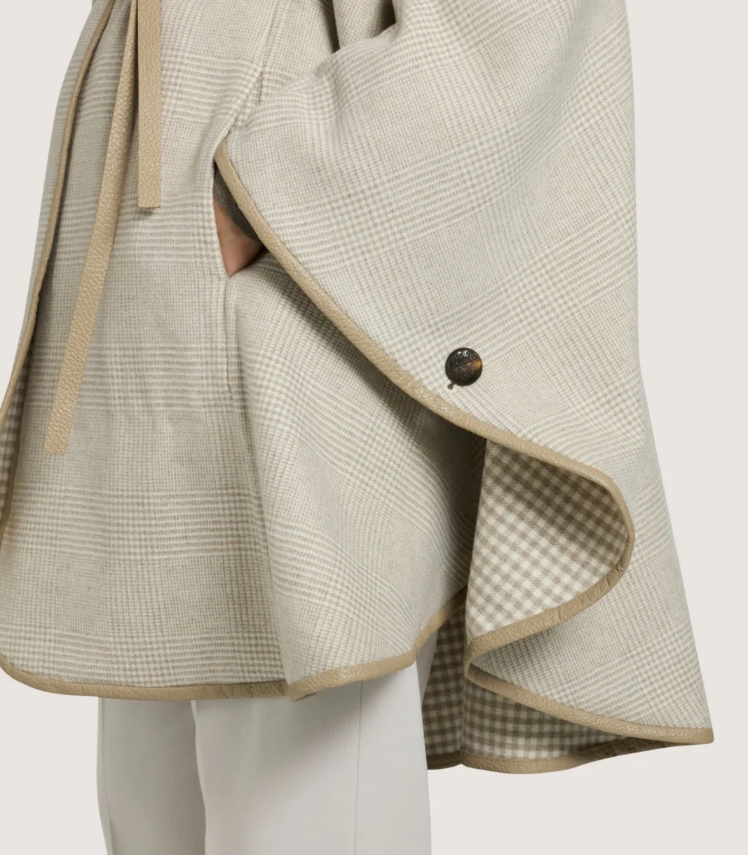 Women's Connaught Cape in Stone - Image 4