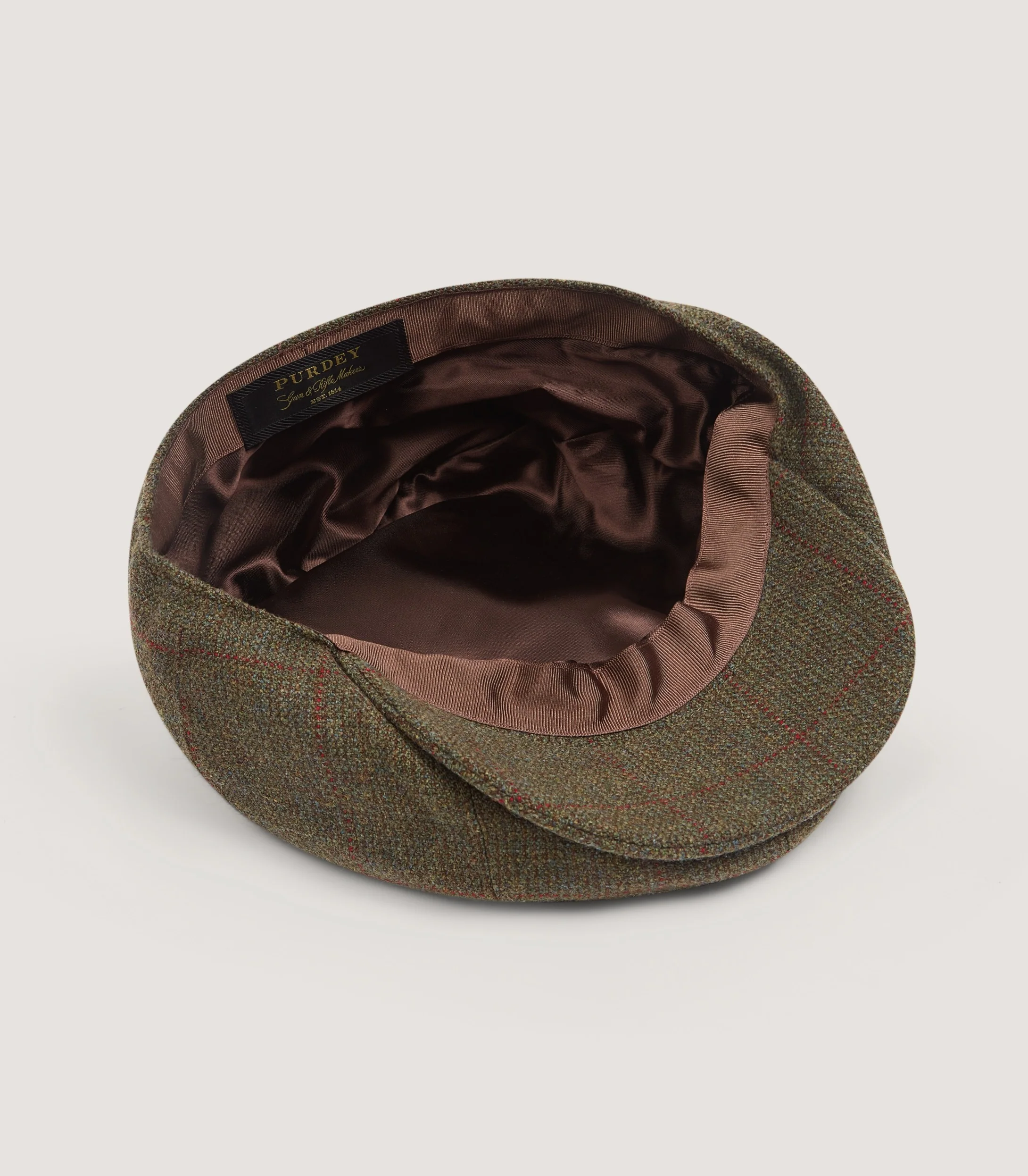 Dalby Tweed Bakerboy Cap in Alum - Image 3