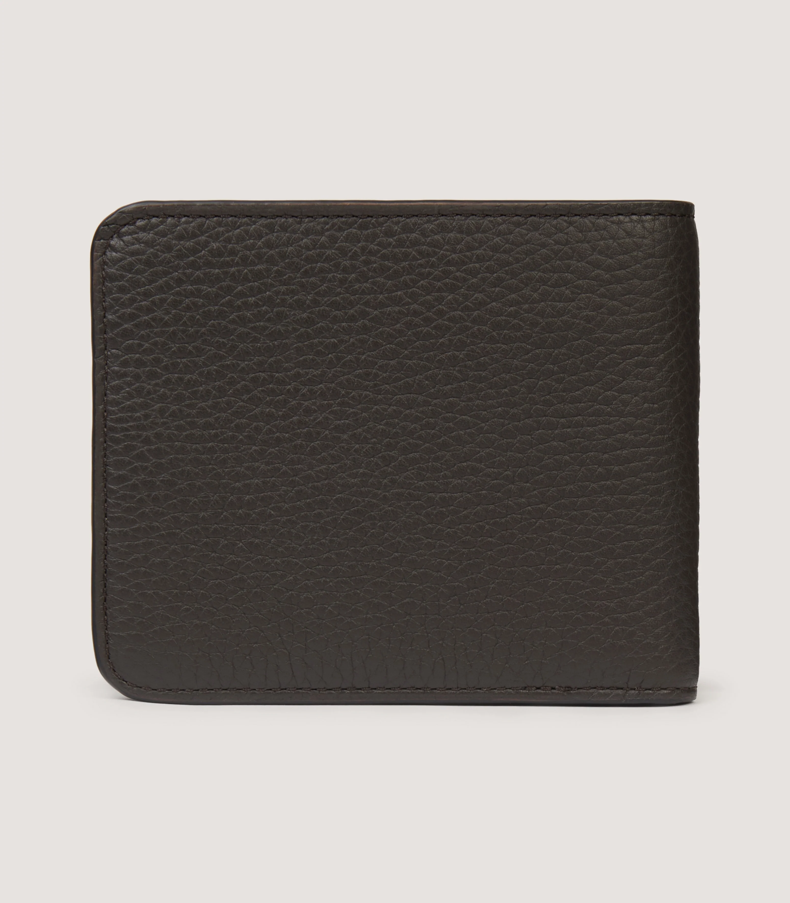 Featherburst Billfold Wallet In Dark Brown - Image 2