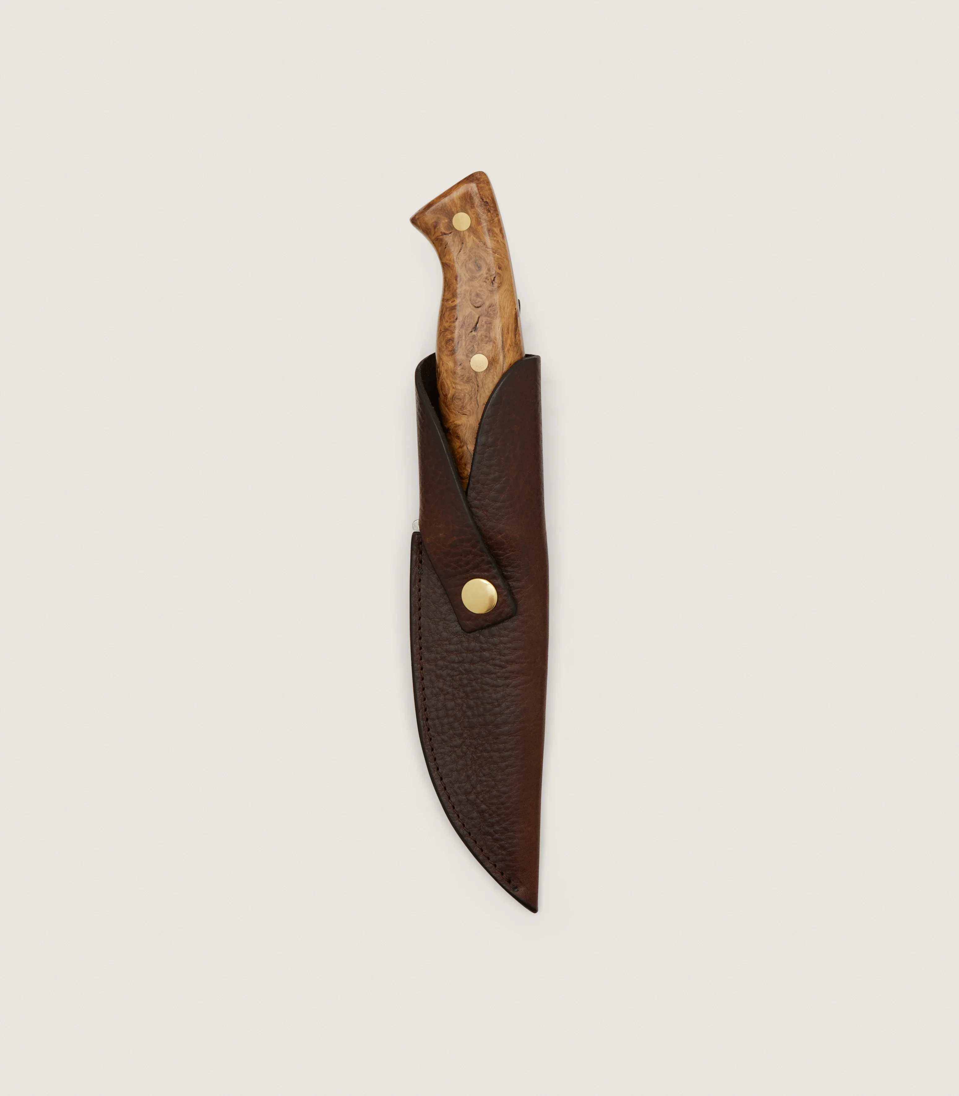 Flagstaff Hunter Knife - 4 inch In Burr Oak - Image 3