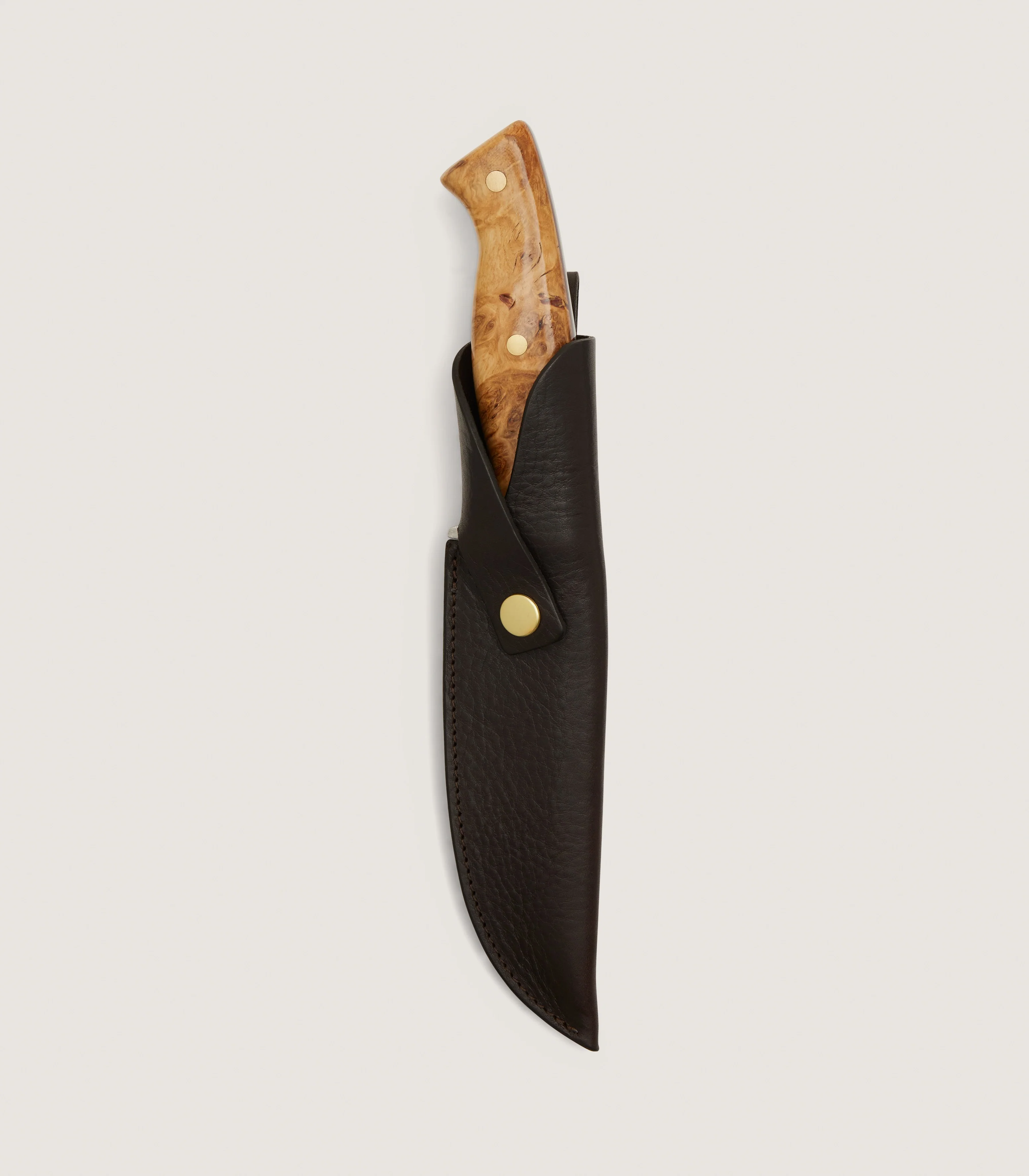 Flagstaff Hunter Knife - 5 inch In Burr Oak - Image 3