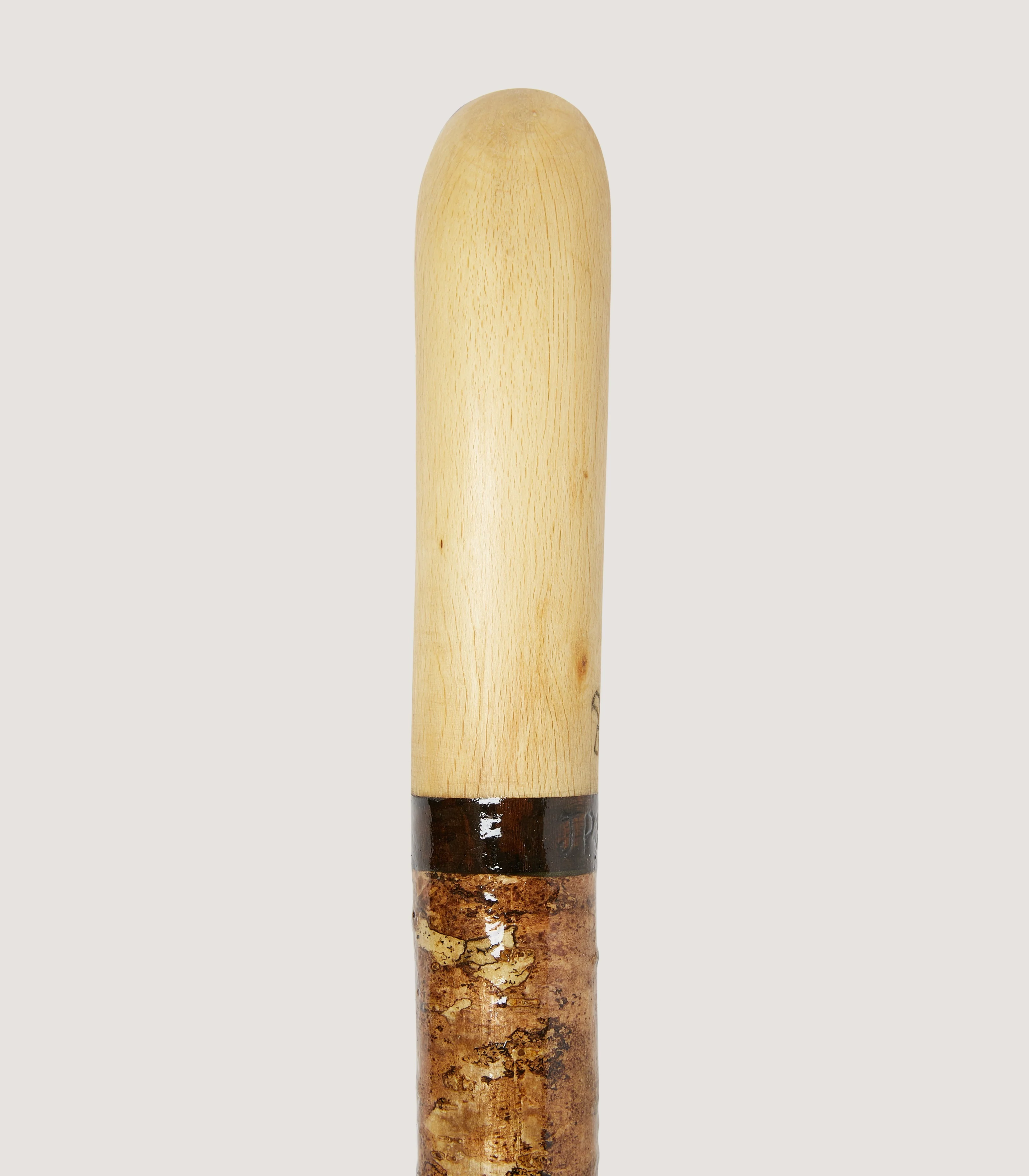 Hand Carved Mallard Drake Head Stick - Image 3