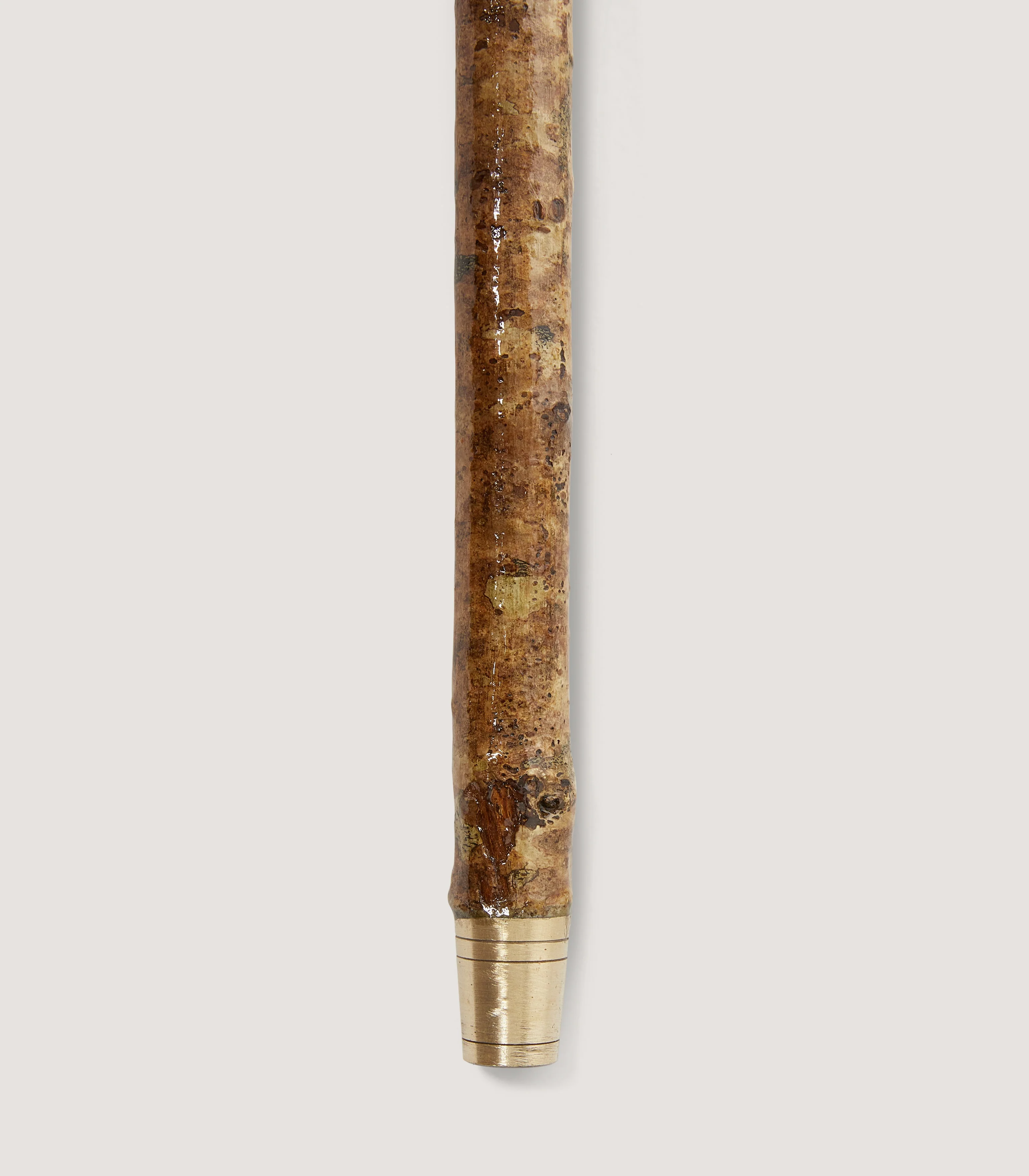 Hand Carved Mallard Drake Head Stick - Image 4