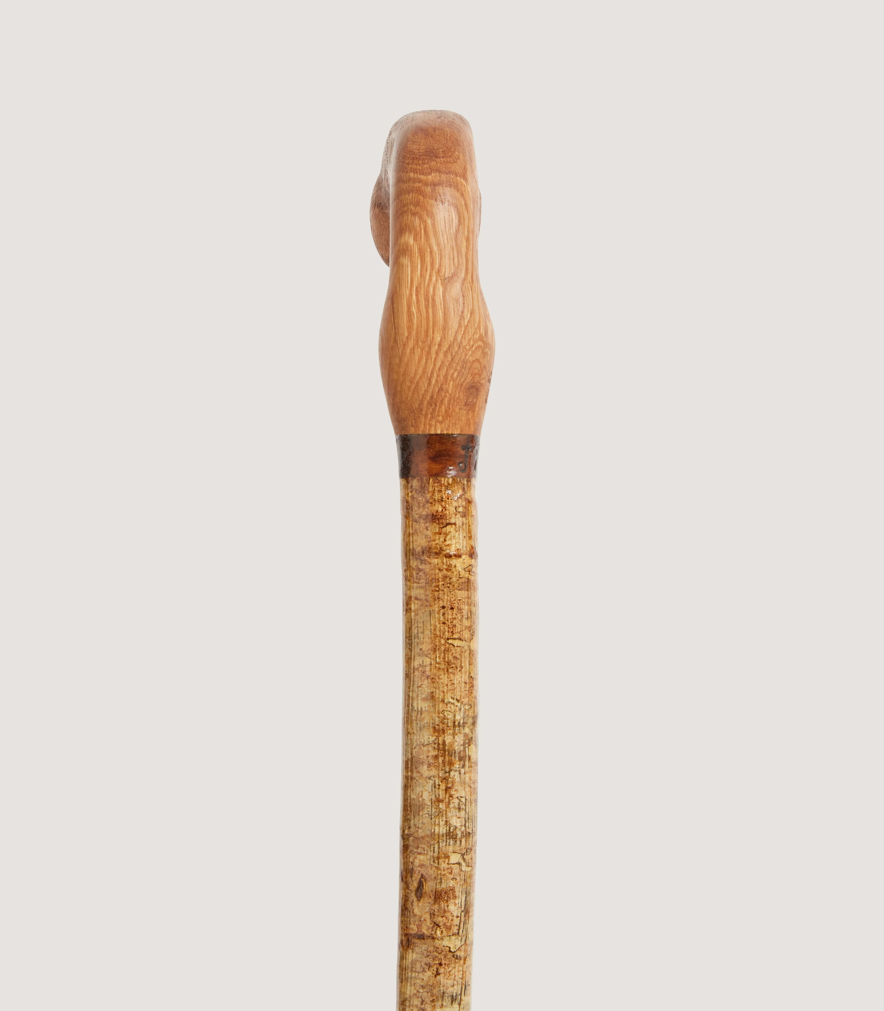 Hand Carved Mallard Duck Head Stick - Image 3