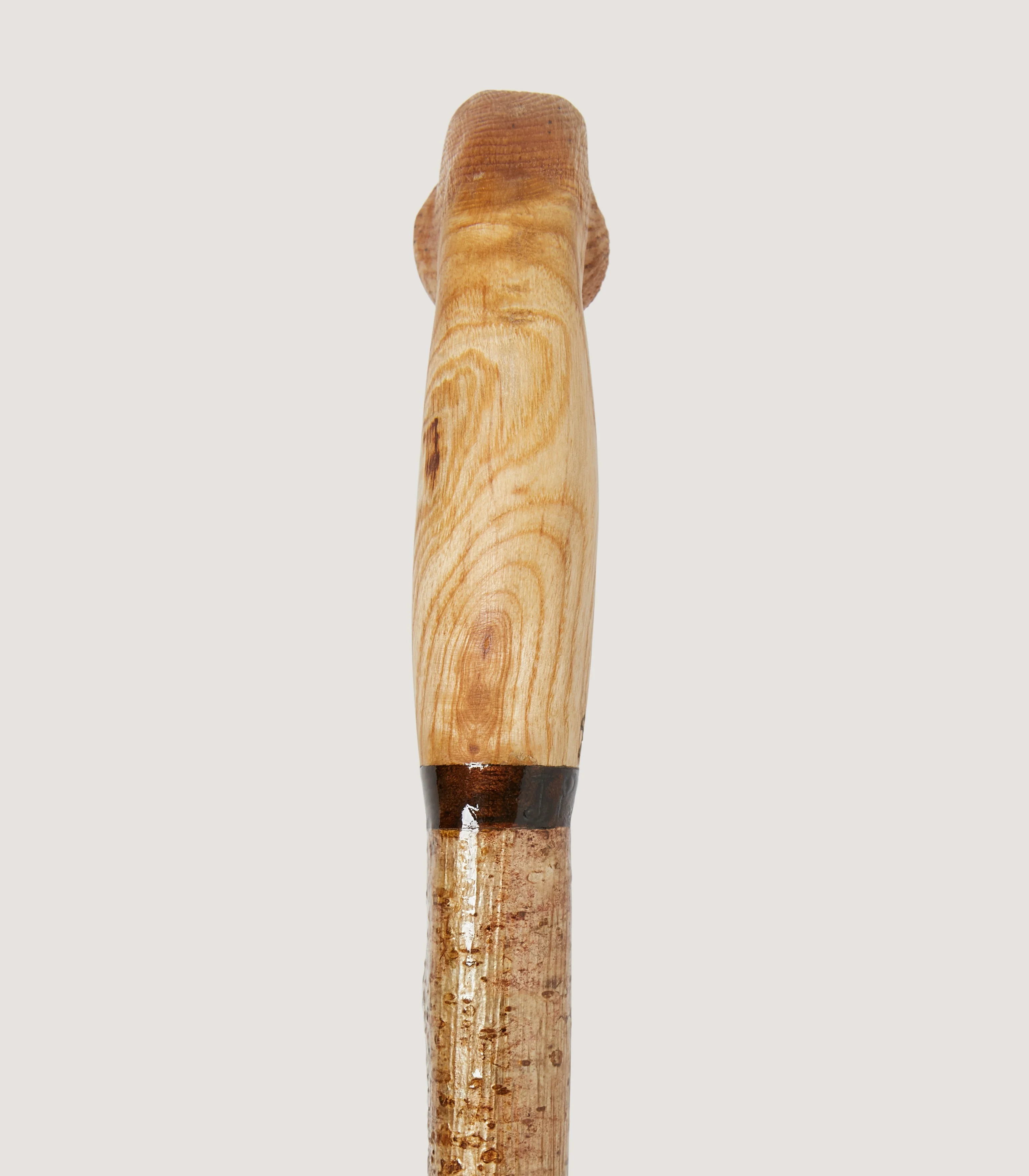 Hand Carved Mallard Duck Head Walking Stick - Image 3