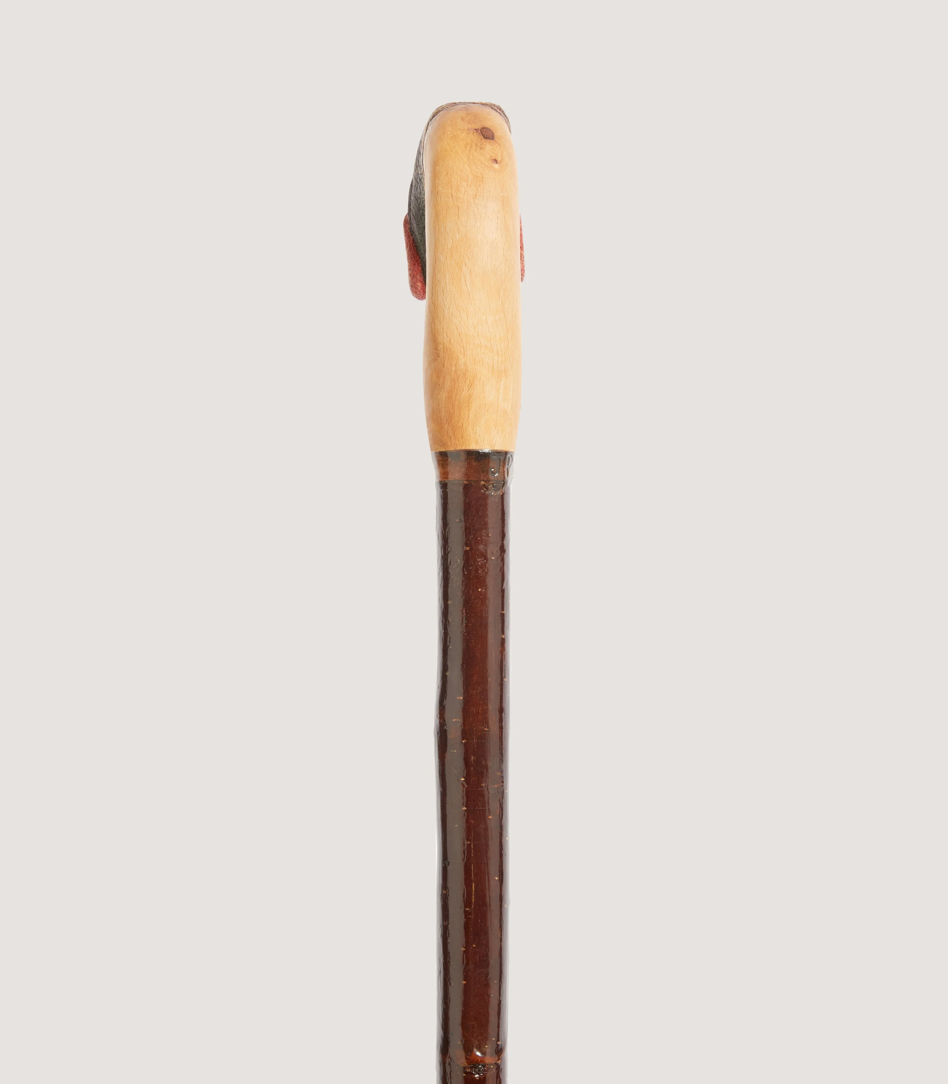 Hand Carved Pheasant Head Walking Stick - Image 3