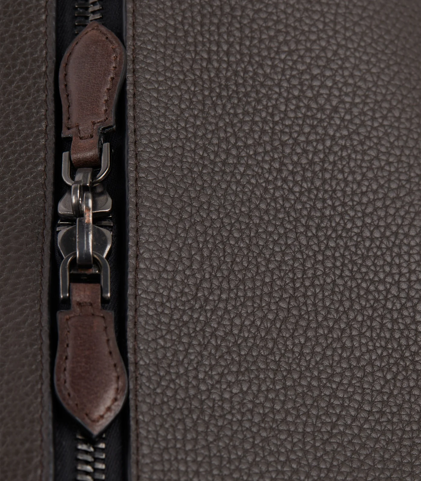 Leather Duffle Holdall Loader In Dark Brown - Image 4