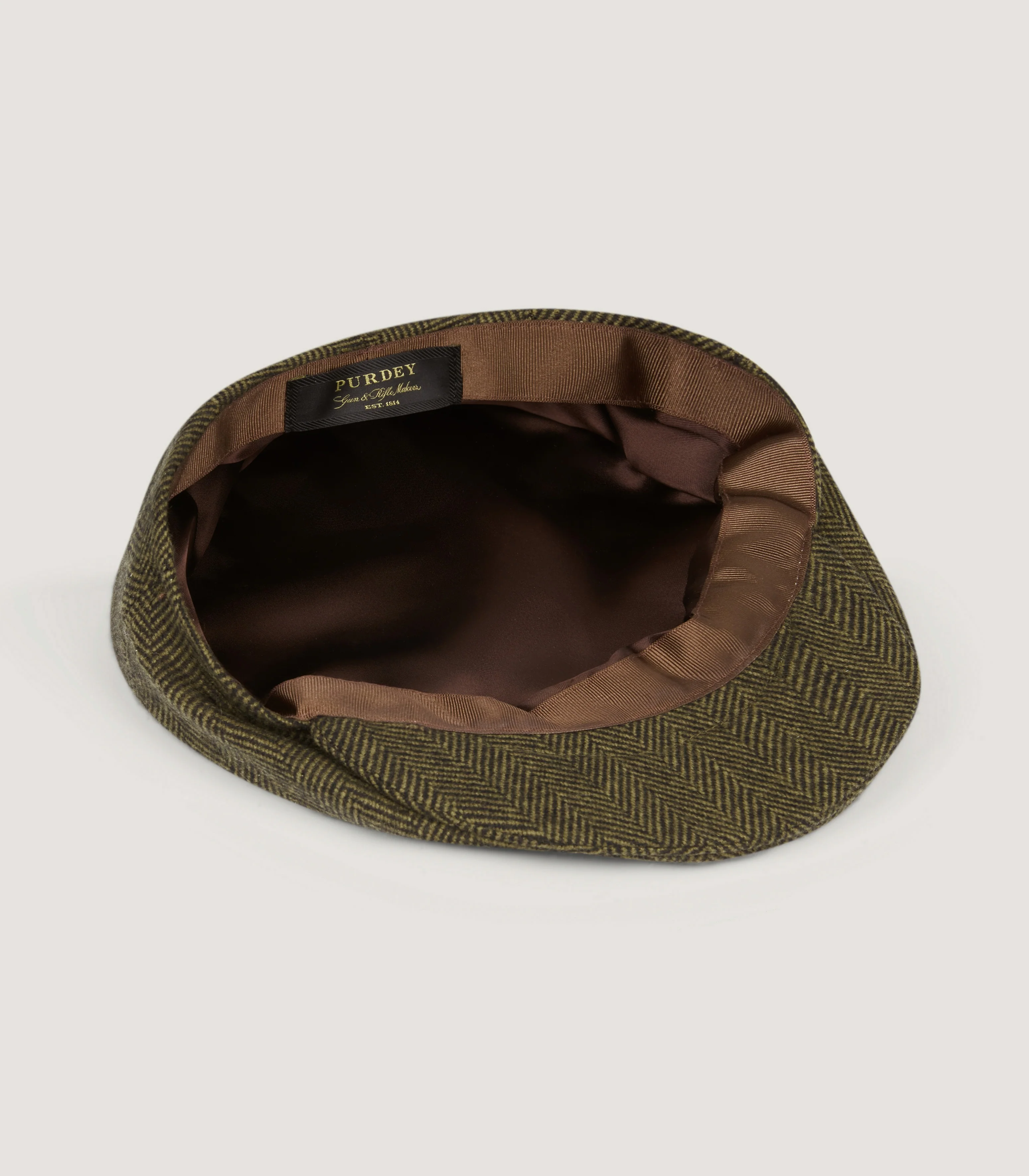 Litton Cashmere Tweed Short Peak Cap in Dinmore - Image 3