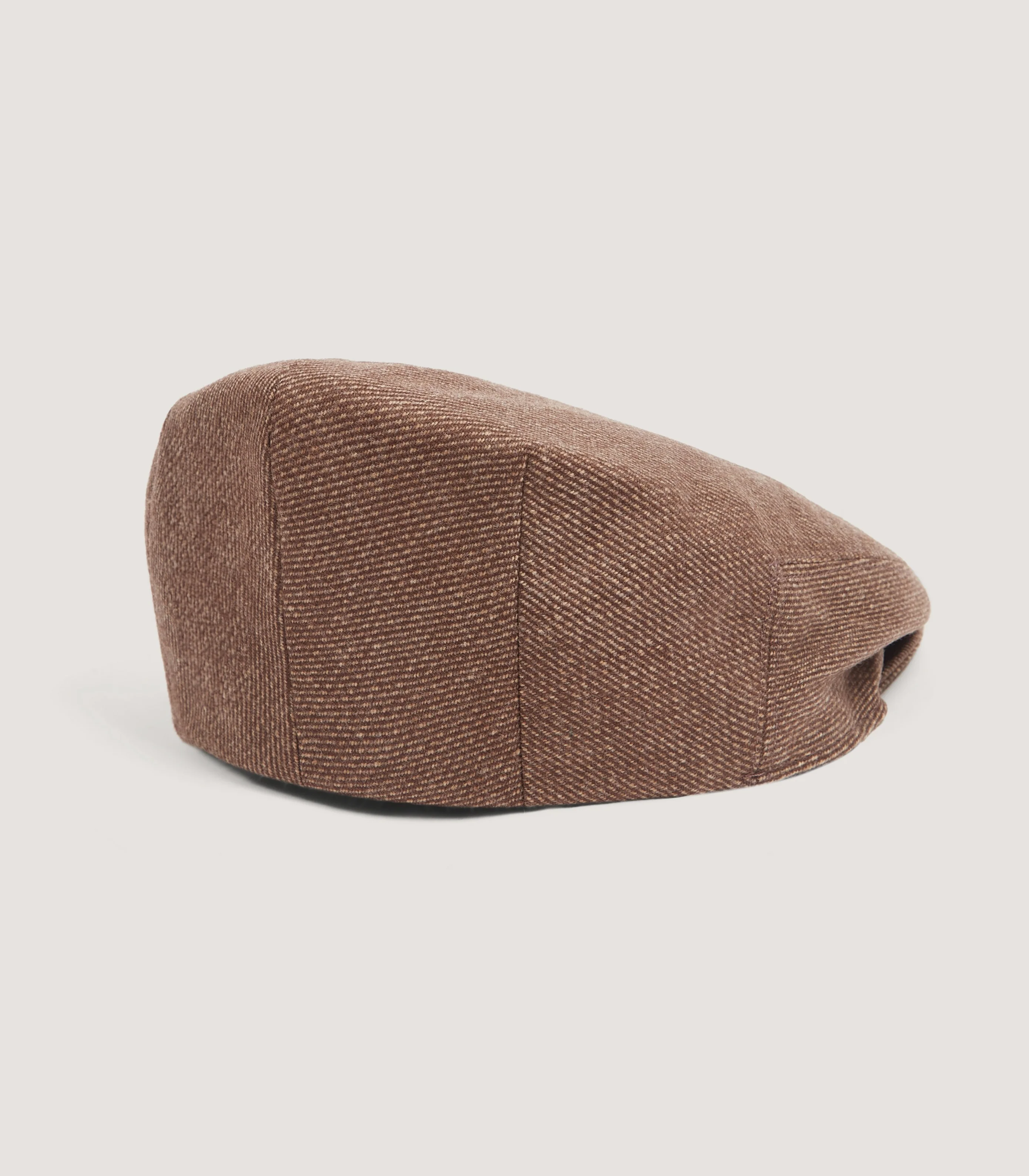 Litton Short Peak Cashmere Tweed Cap in Percy - Image 2