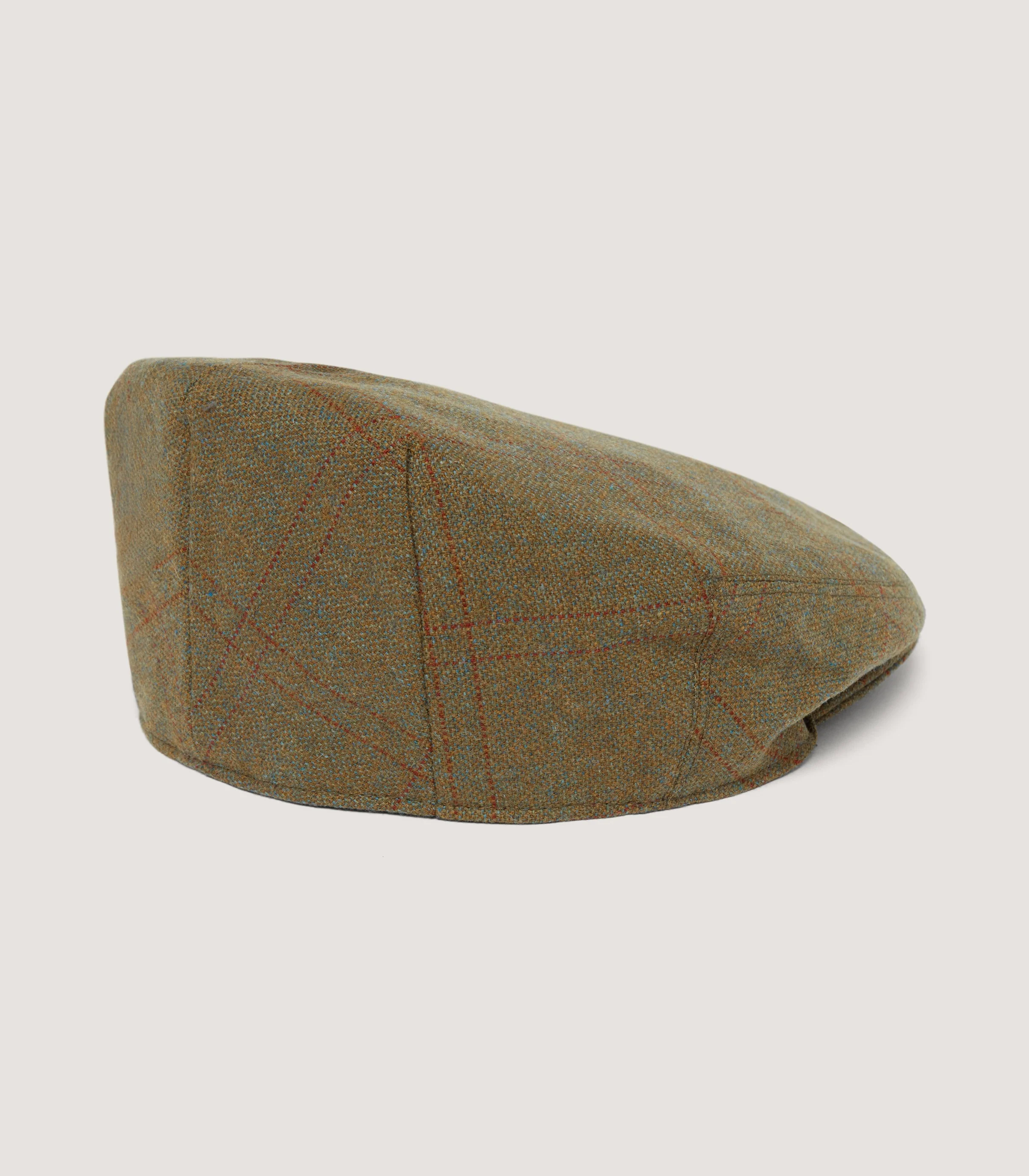 Litton Short Peak Tweed Cap In Bembridge - Image 2