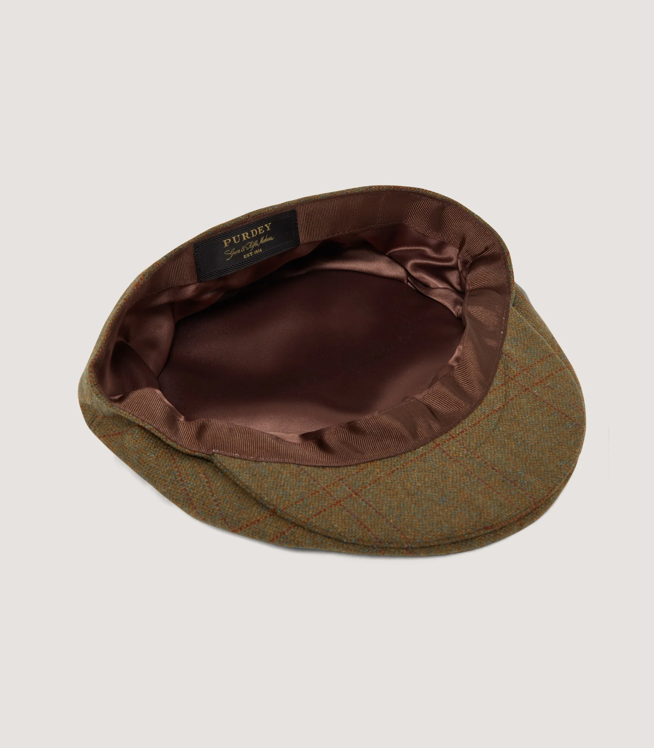 Litton Short Peak Tweed Cap In Bembridge - Image 3