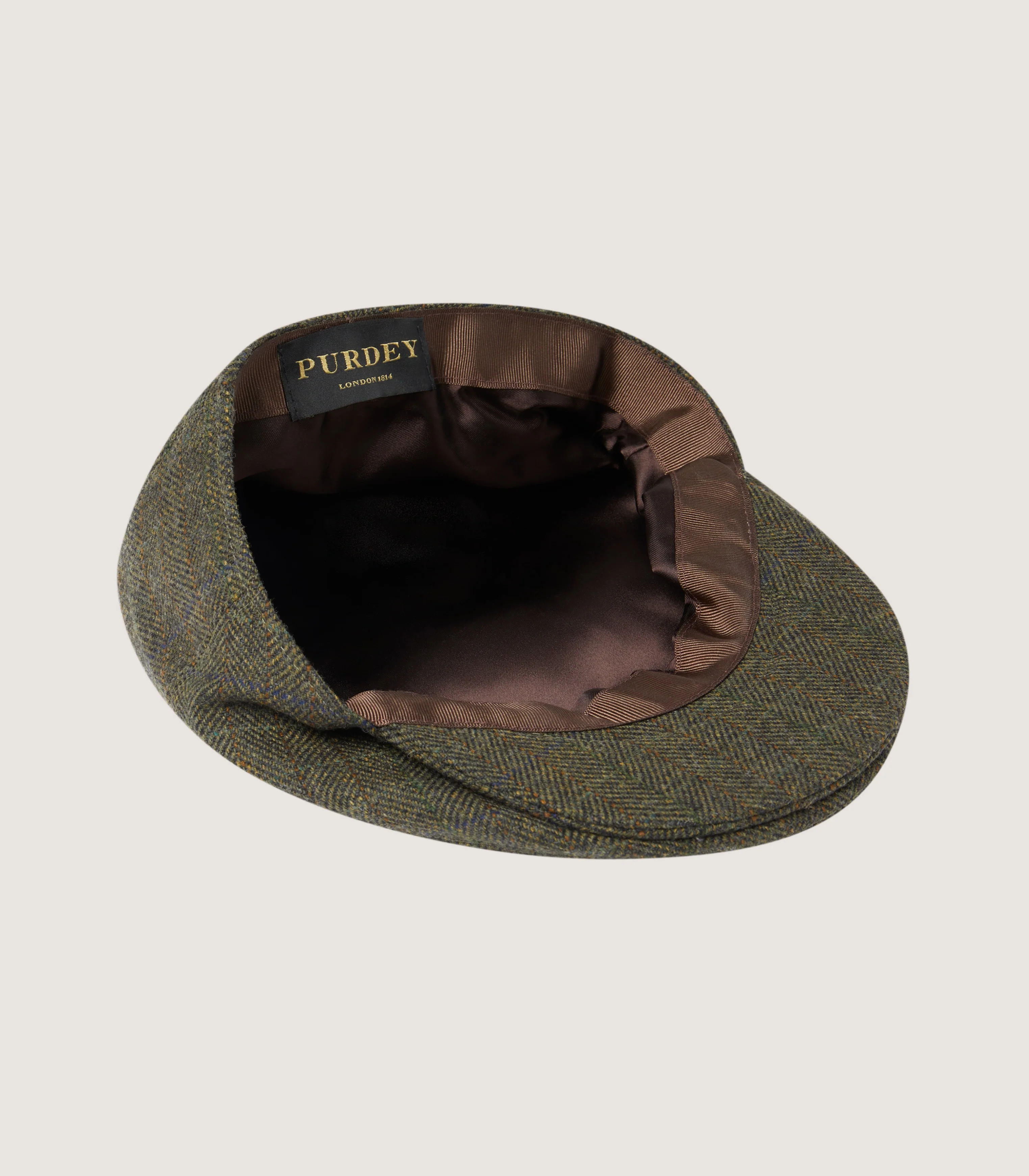 Litton Short Peak Tweed Cap In Strathbeg - Image 3