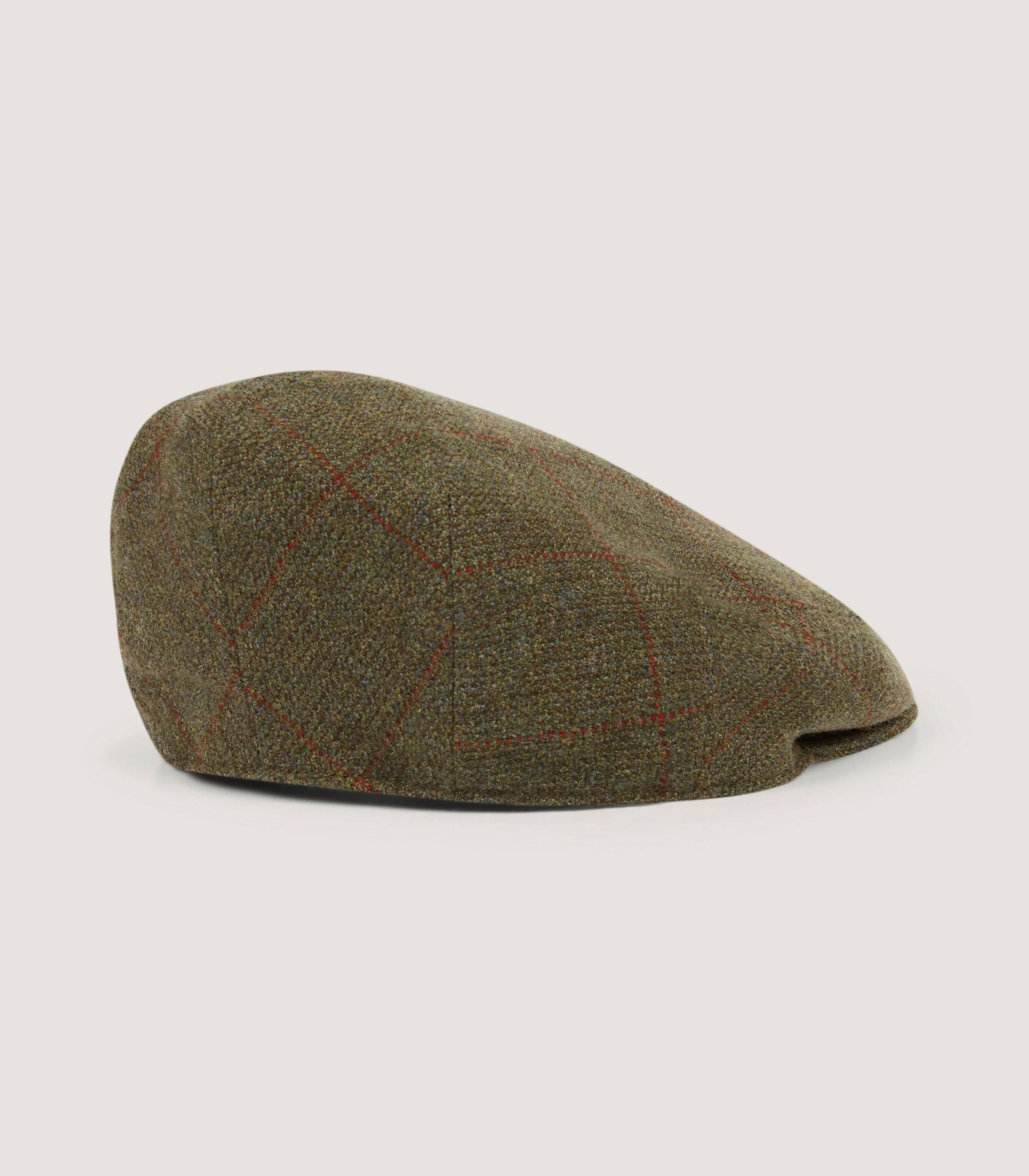 Litton Short Peak Tweed Cap in Alum - Image 2