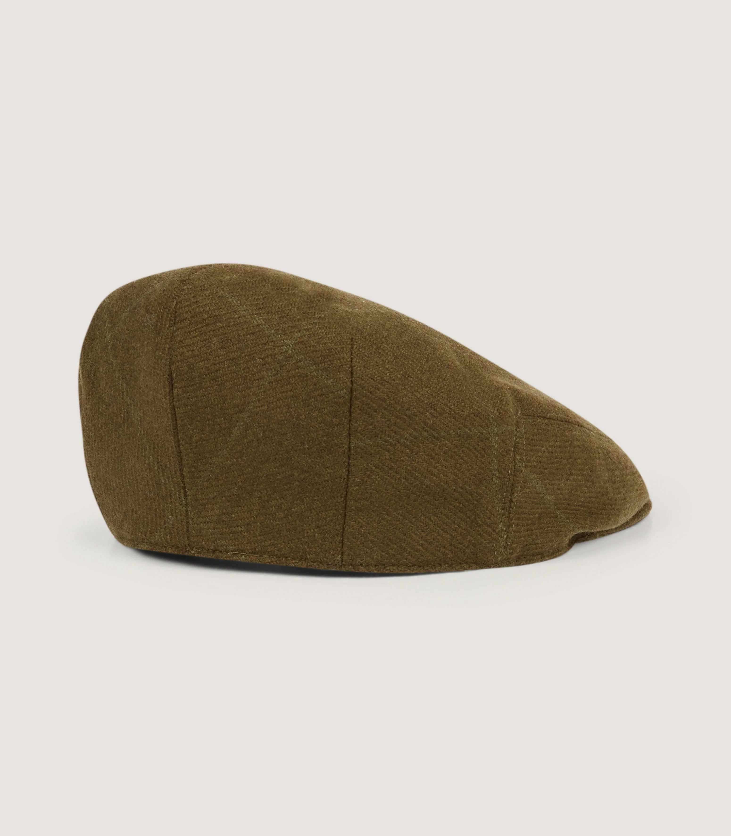 Litton Short Peak Tweed Cap in Zetland - Image 2