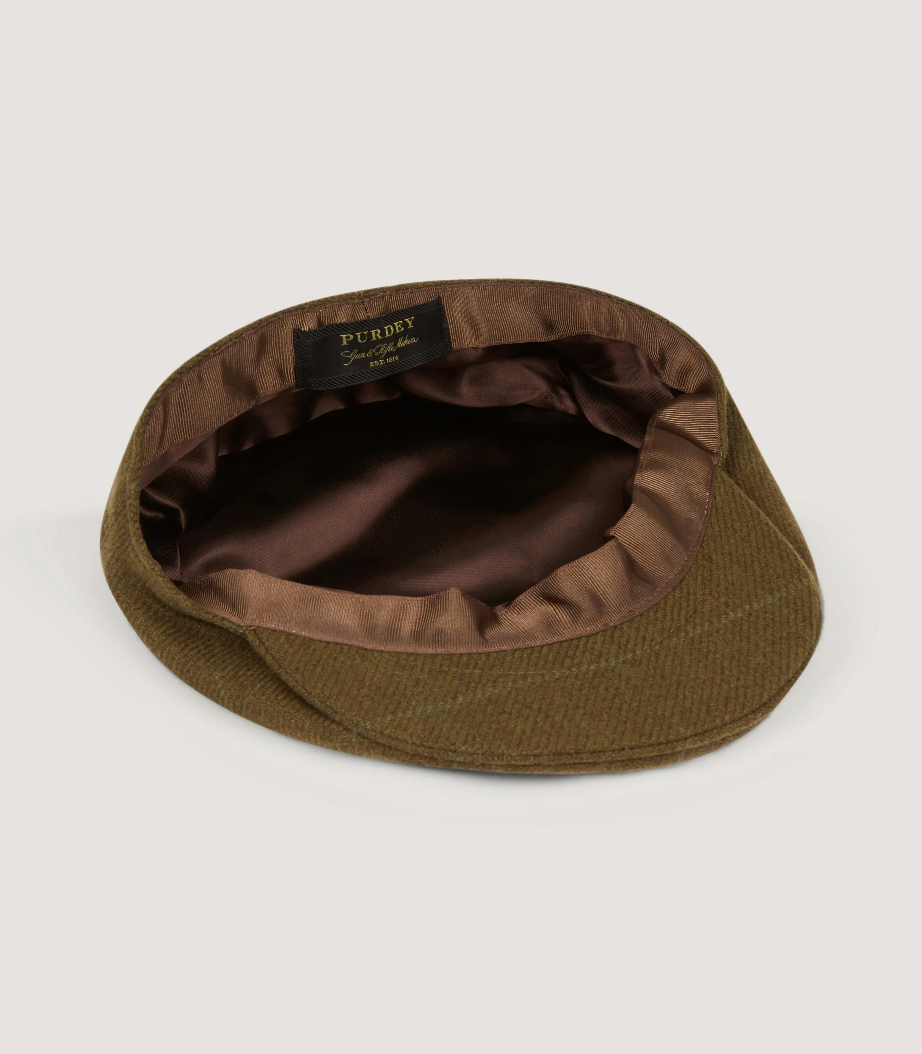 Litton Short Peak Tweed Cap in Zetland - Image 3