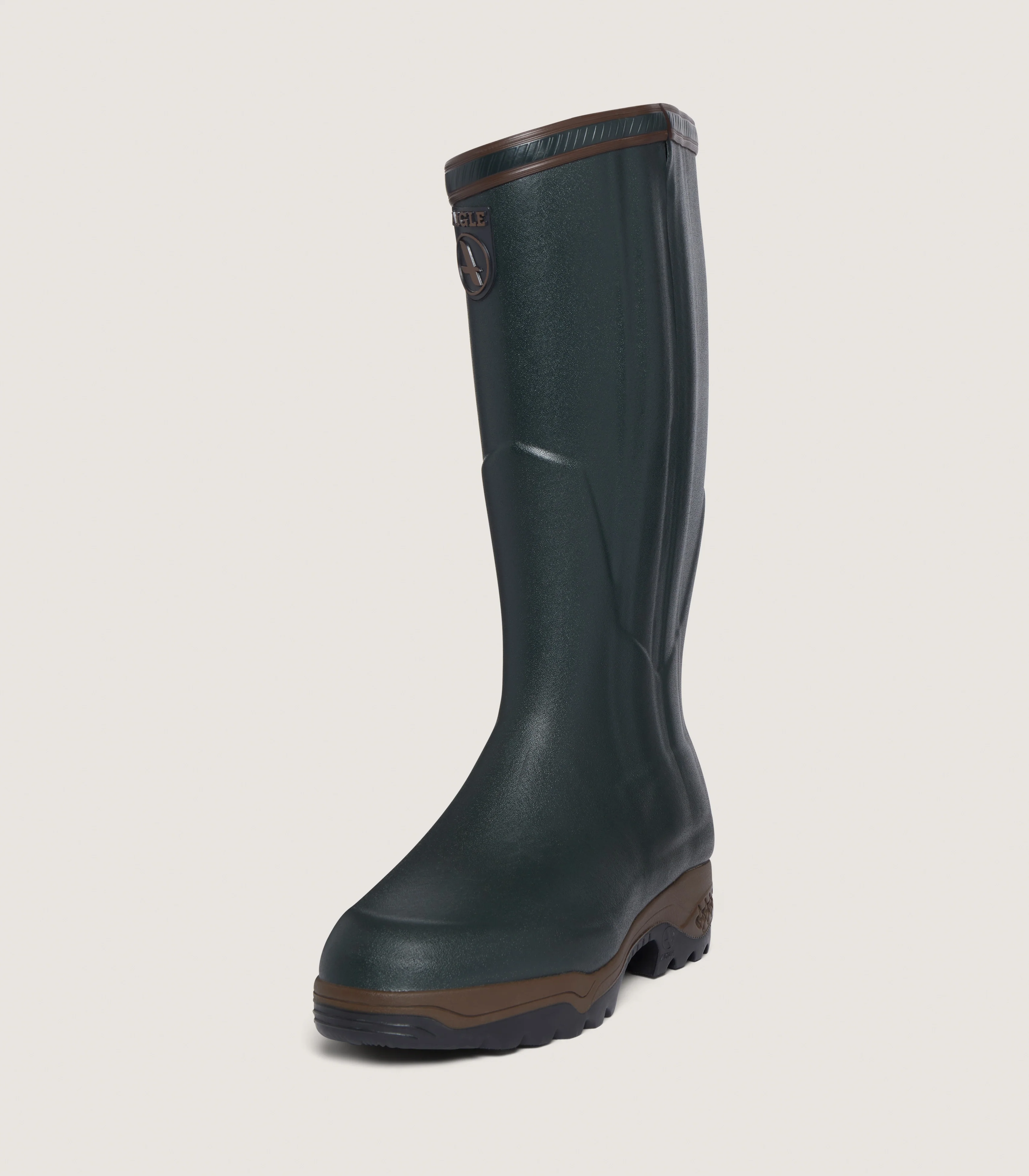 Men's Aigle Parcours II Zip Boots in Bronze Green - Image 3