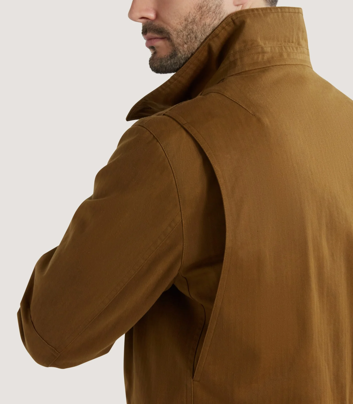 Men's Balcombe Coat in Chestnut - Image 5