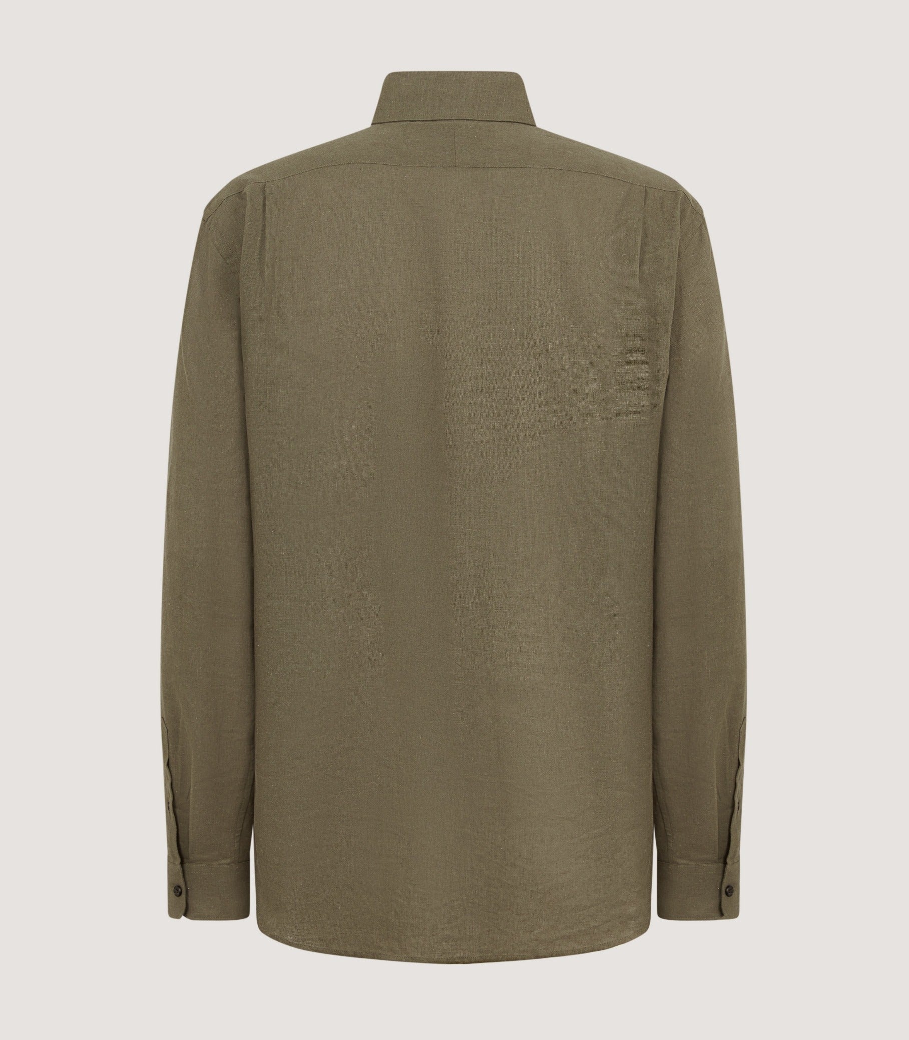 Men's Button Down Collar Shirt in Fern - Image 3