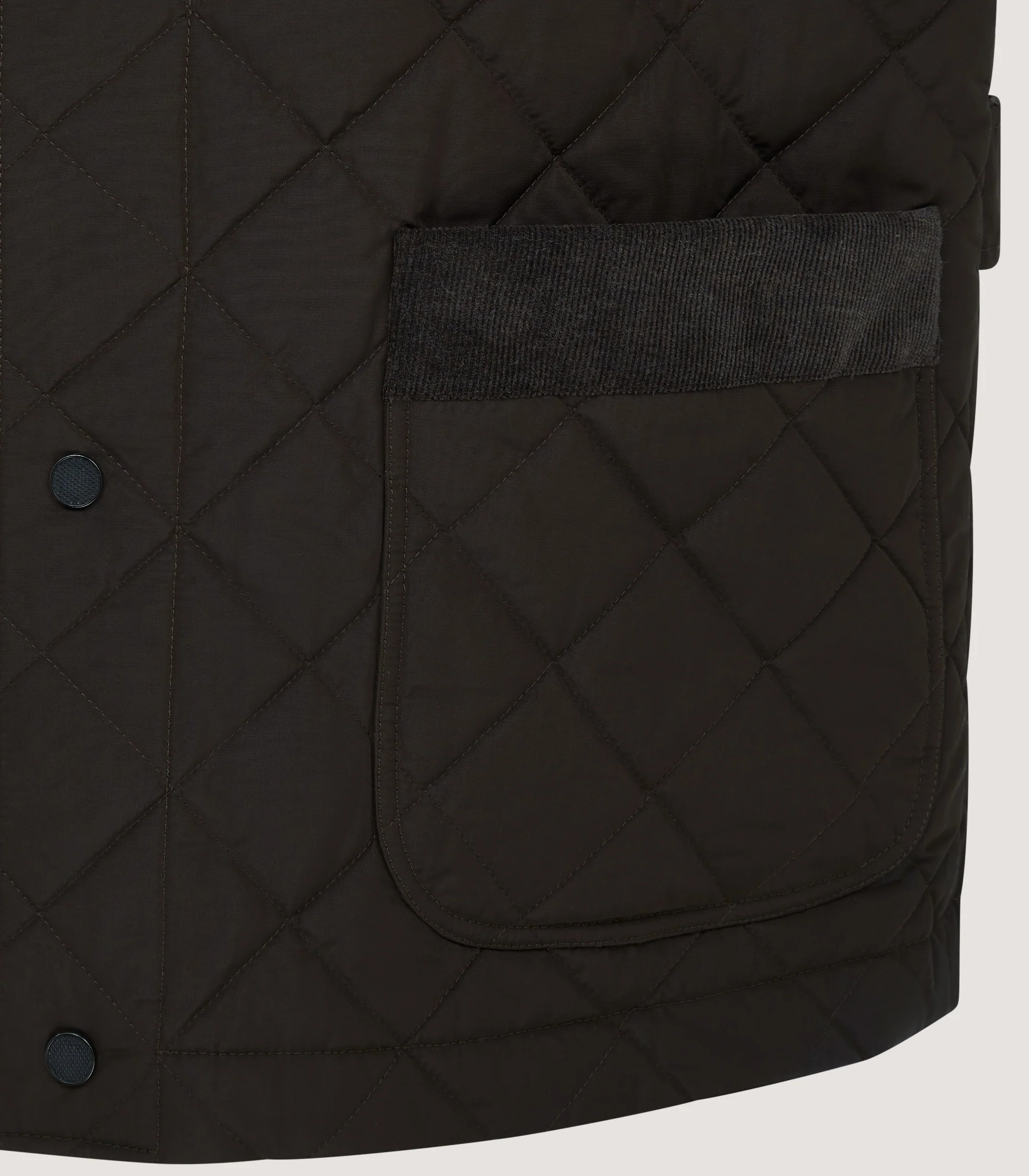 Men's Cambridge Quilted Gilet in Walnut - Image 5