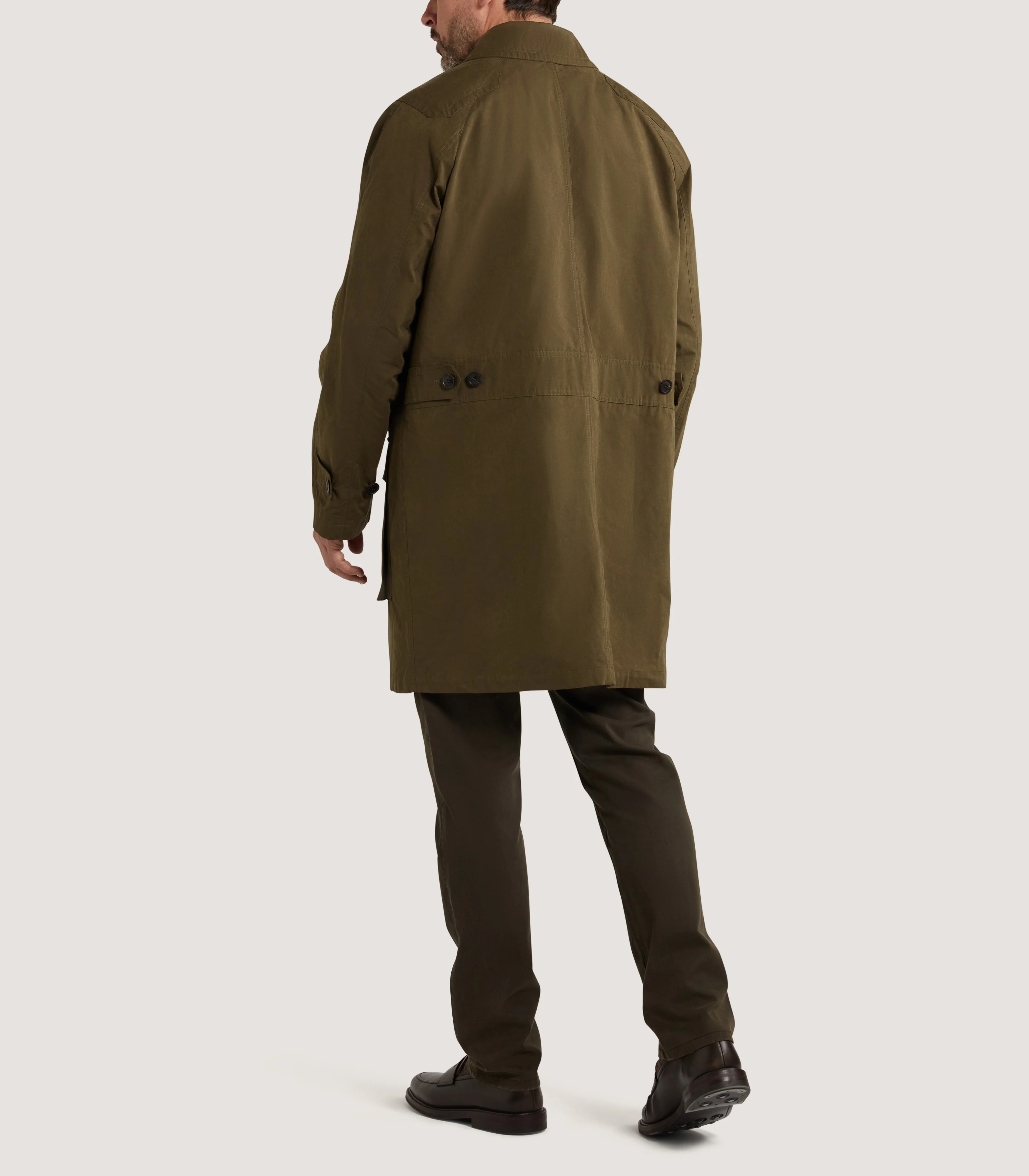 Men's Coldstream Coat in Loden - Image 4