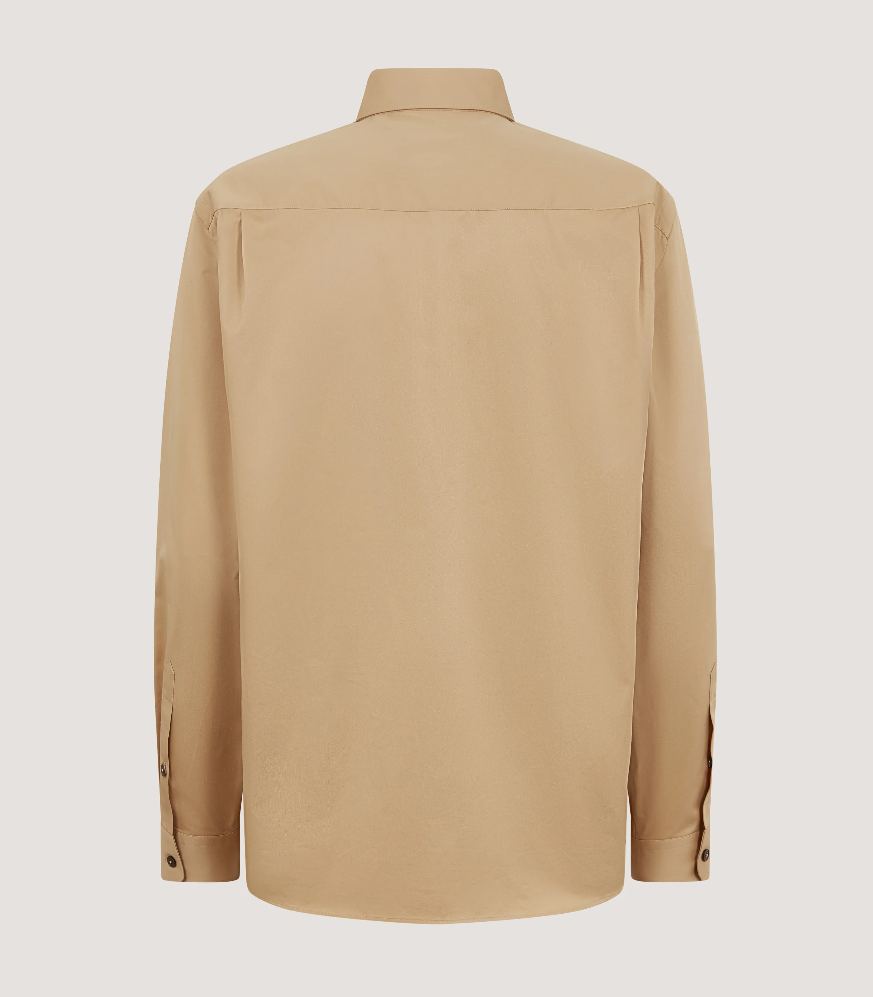 Men's Cut Away Collar Shirt in Desert - Image 3