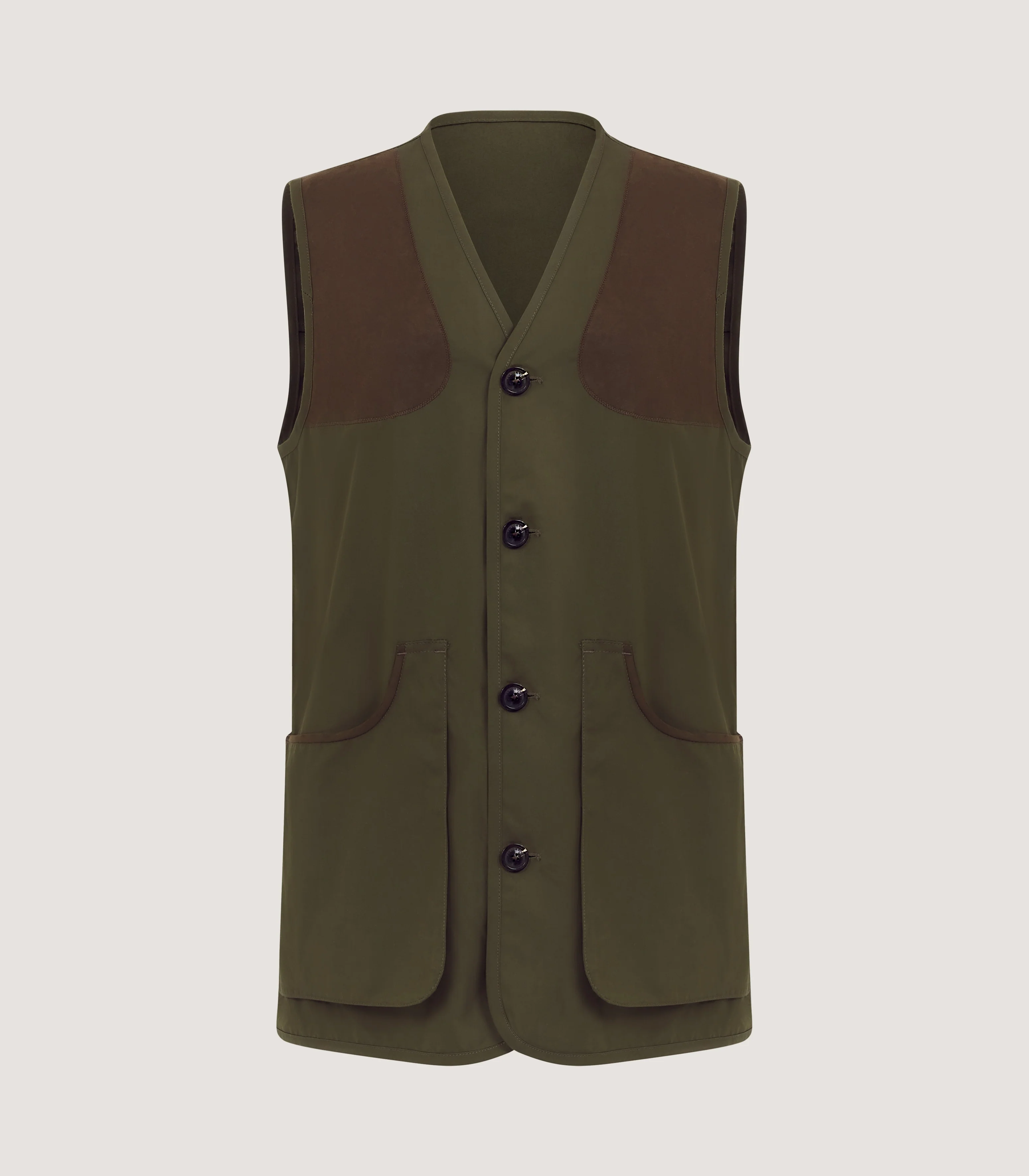 Men's Dawson Lightweight Shooting Vest in Dark Green