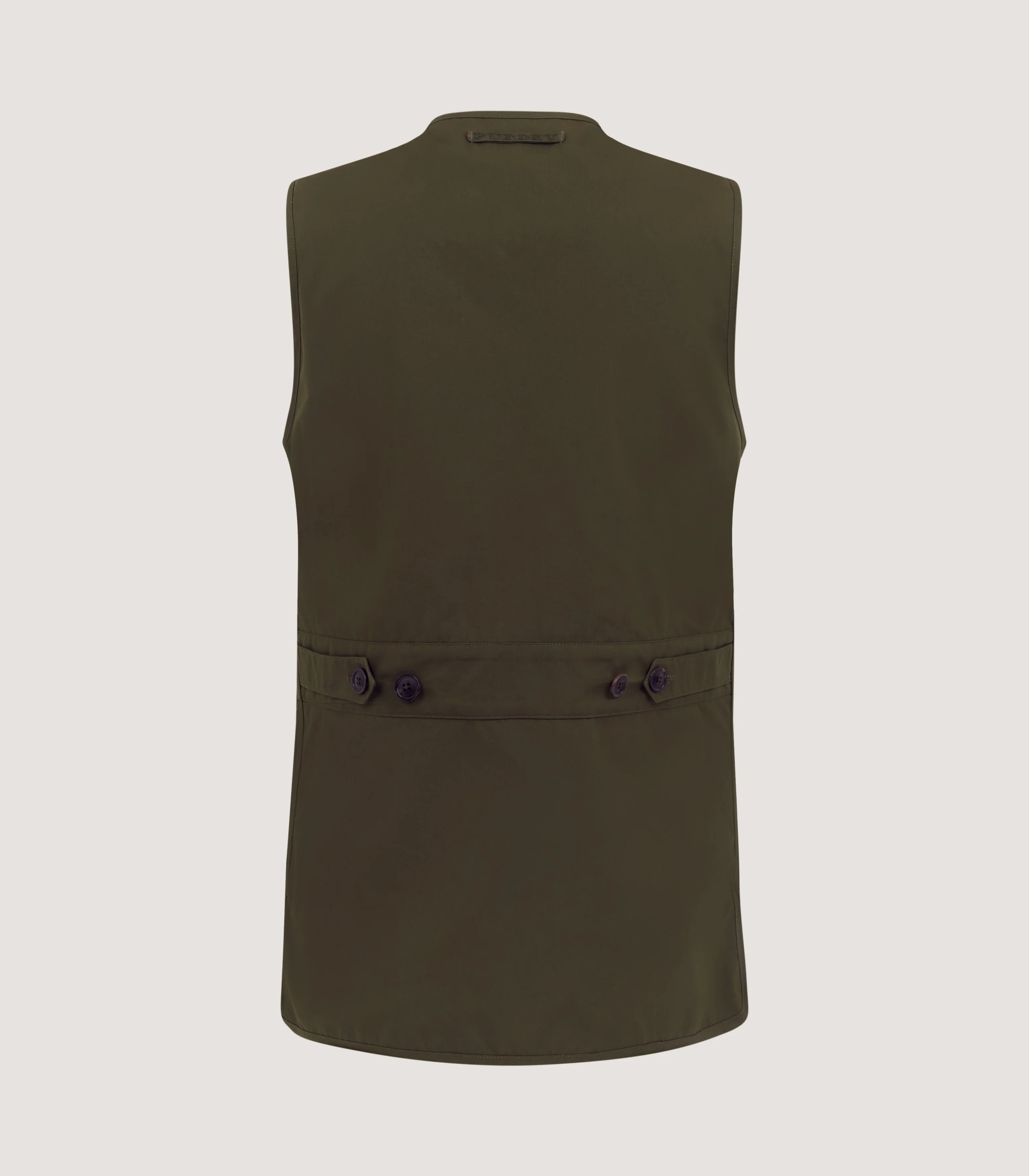 Men's Dawson Lightweight Shooting Vest in Dark Green - Image 3