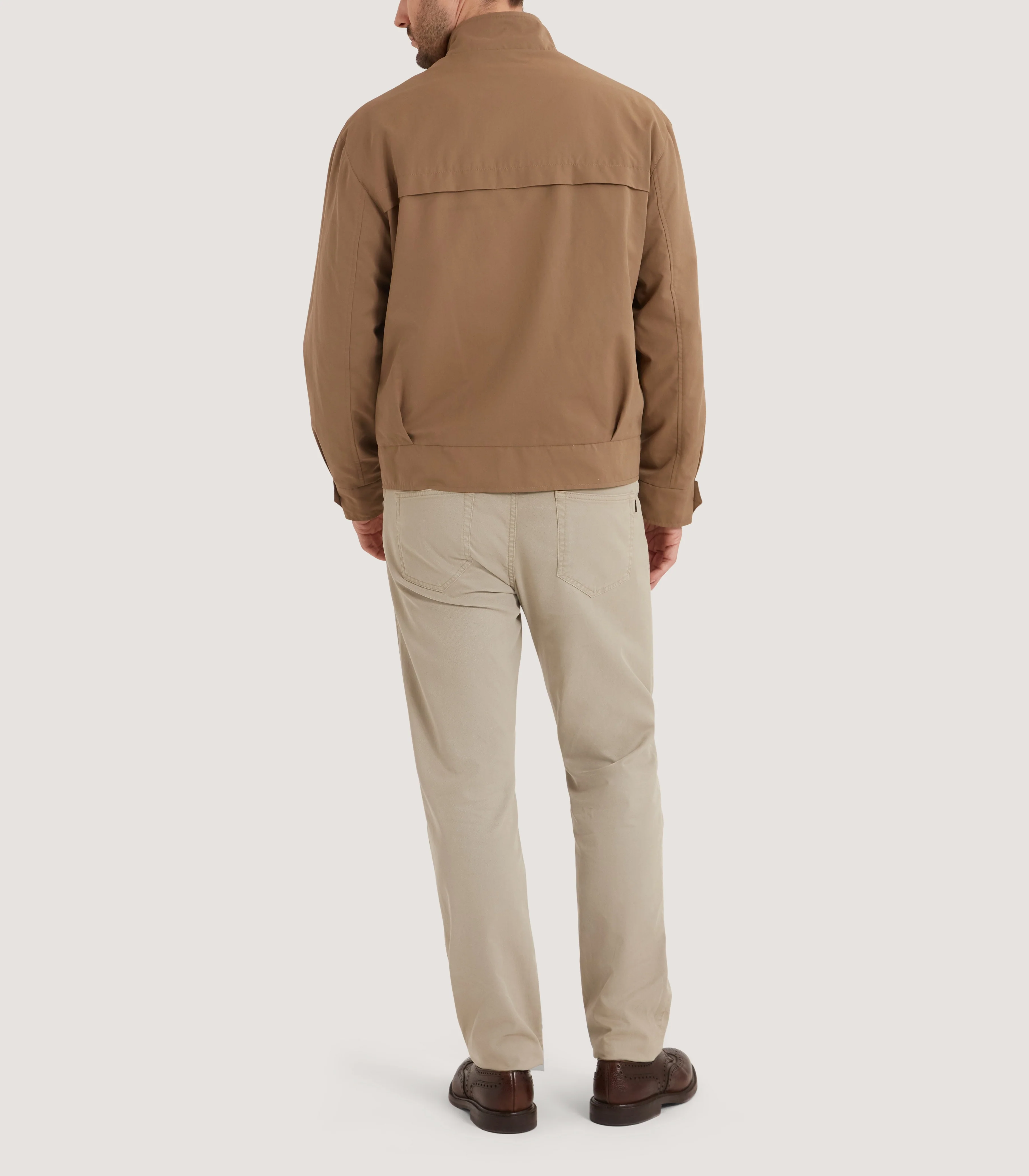 Men's Dunfee Driving Coat in Chestnut - Image 4