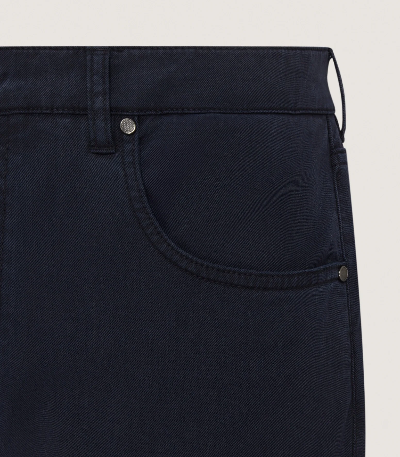 Men's Five Pocket Trouser in Navy - Image 5