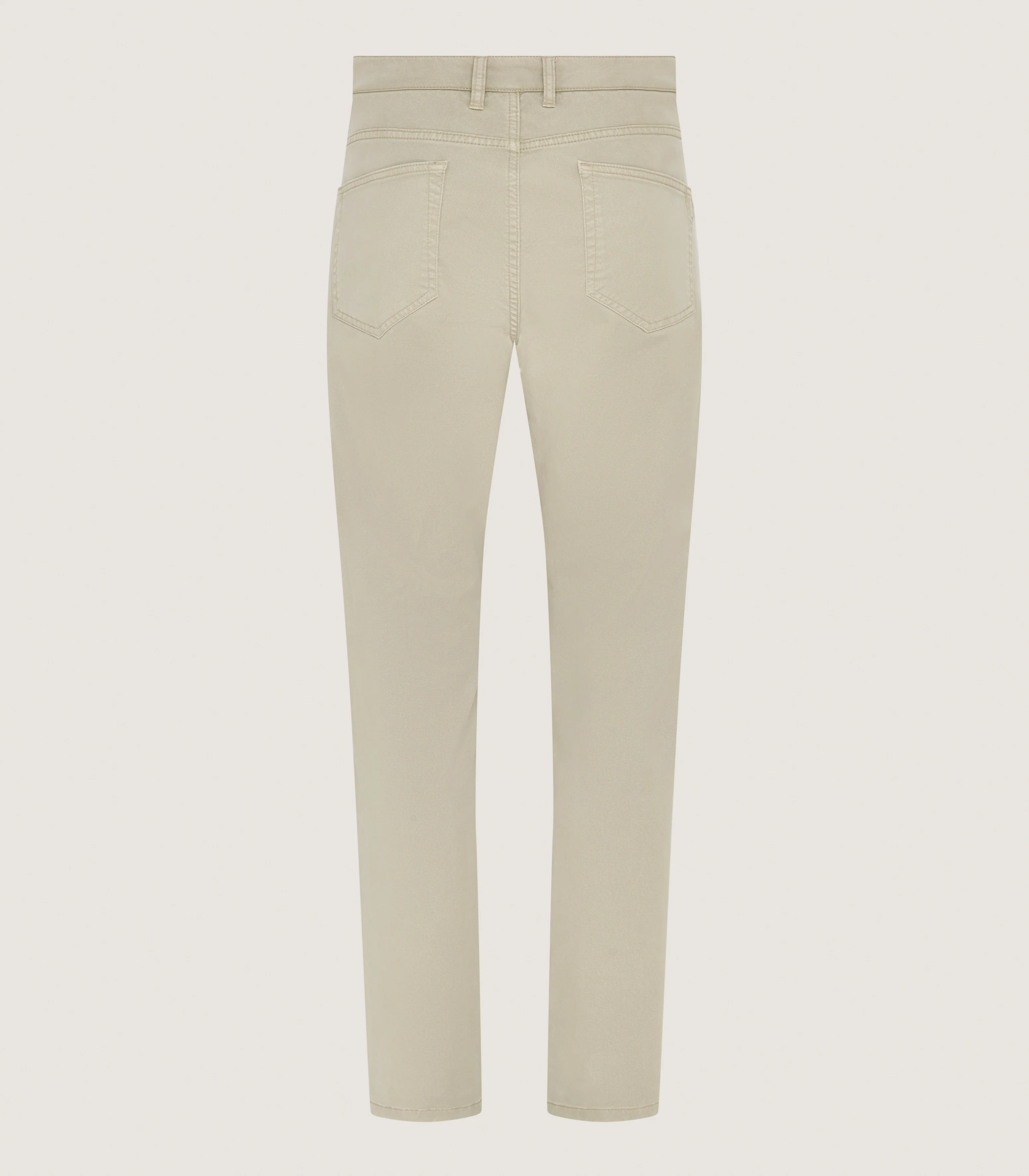 Men's Five Pocket Trouser in Stone - Image 3
