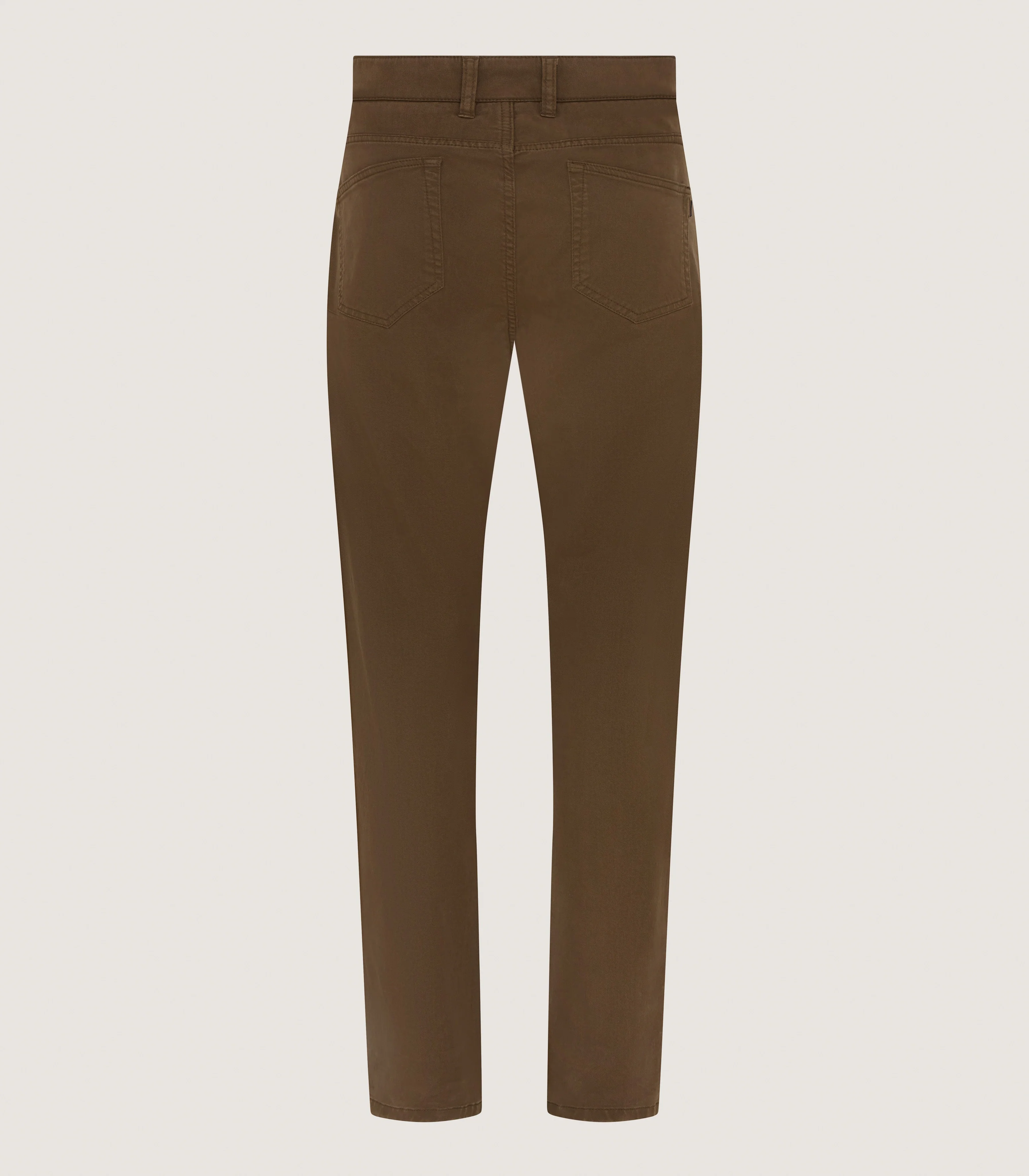 Men's Five Pocket Trouser in Walnut - Image 3