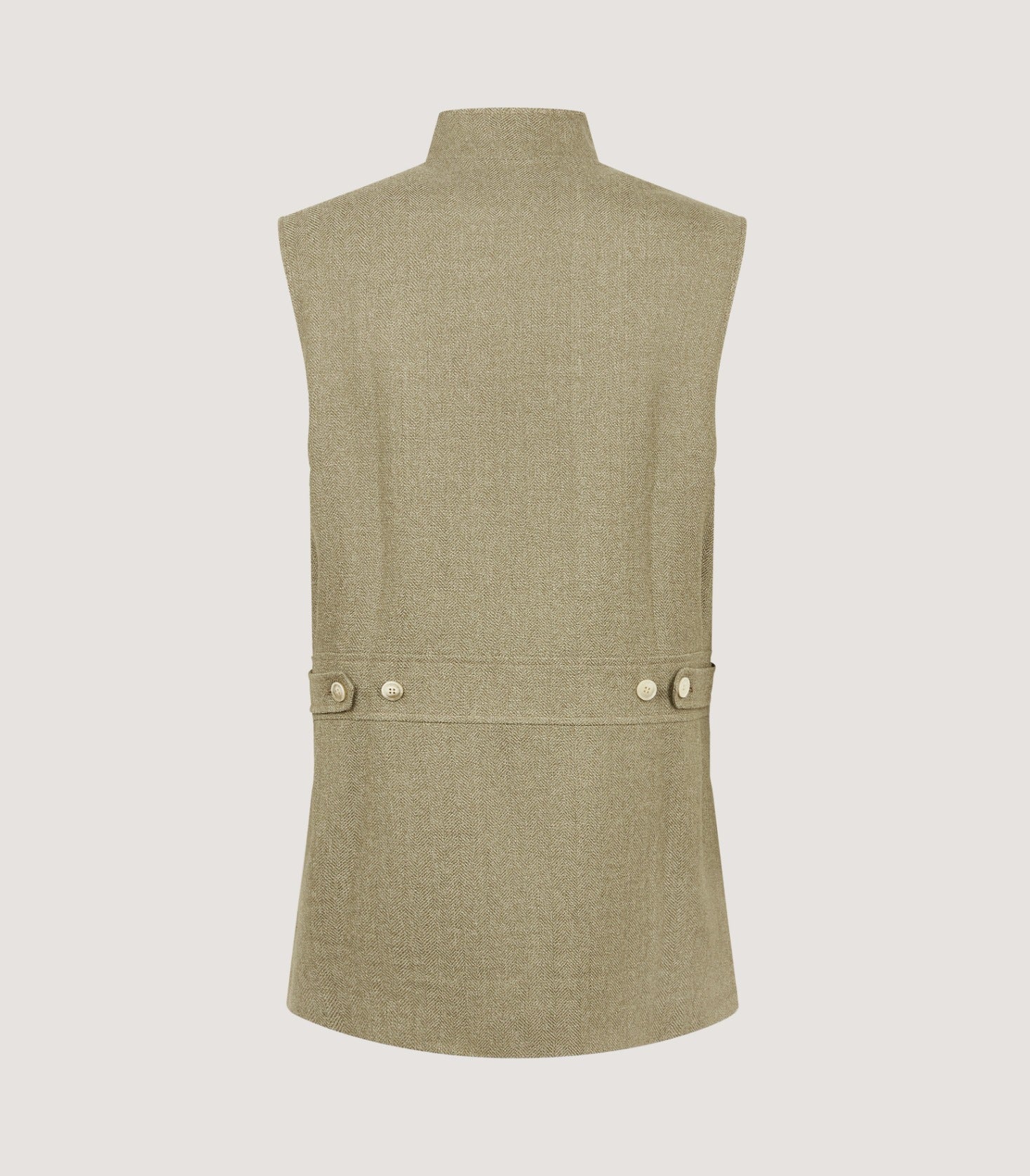 Men's Kalahari High Collar Vest in Sage - Image 3