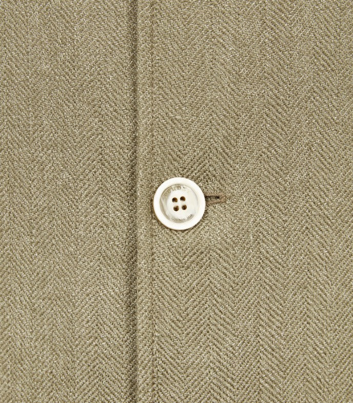 Men's Kalahari High Collar Vest in Sage - Image 6