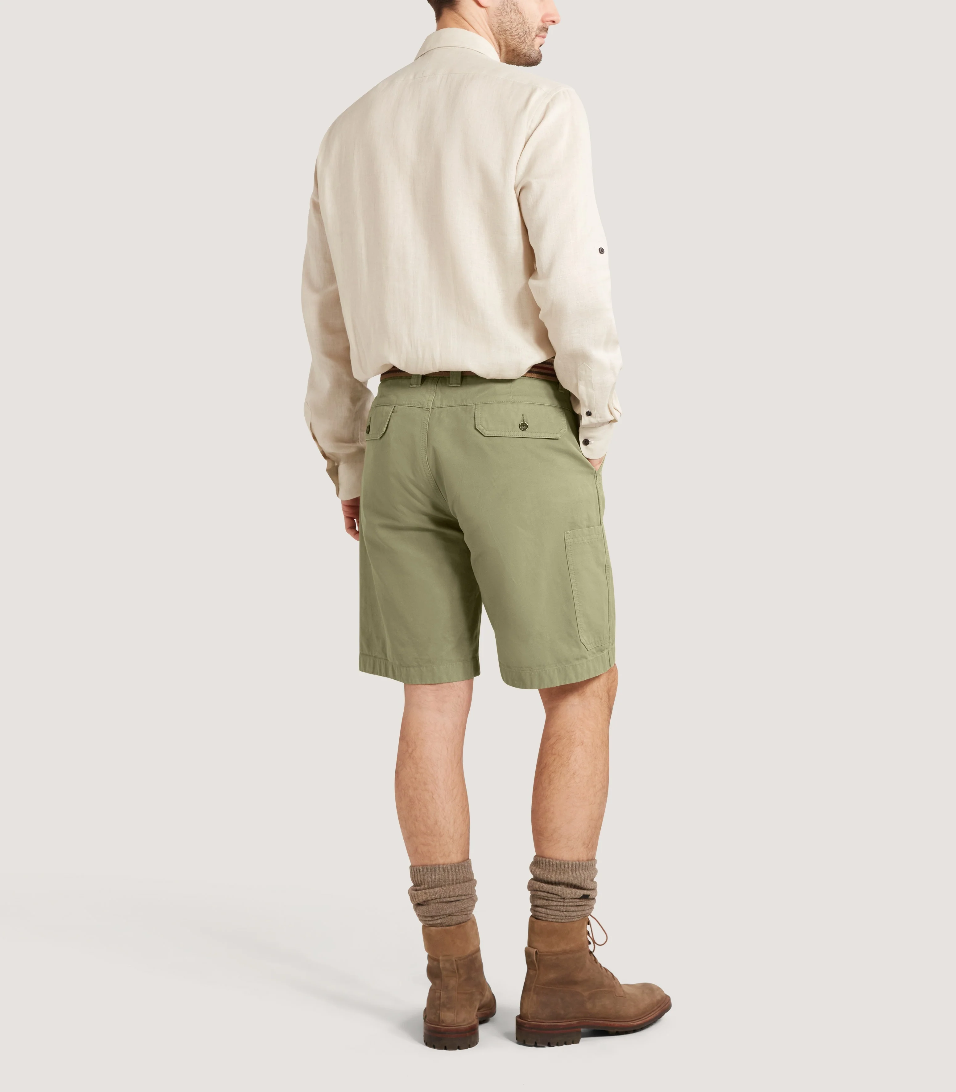 Men's Kruger Cargo Short in Sage Green - Image 6