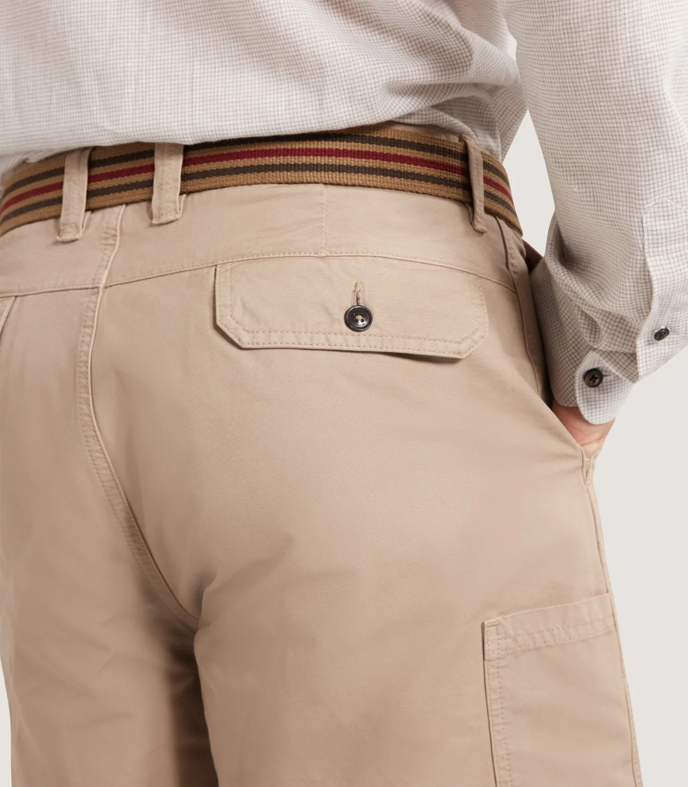 Men's Kruger Cargo Short in Stone - Image 4