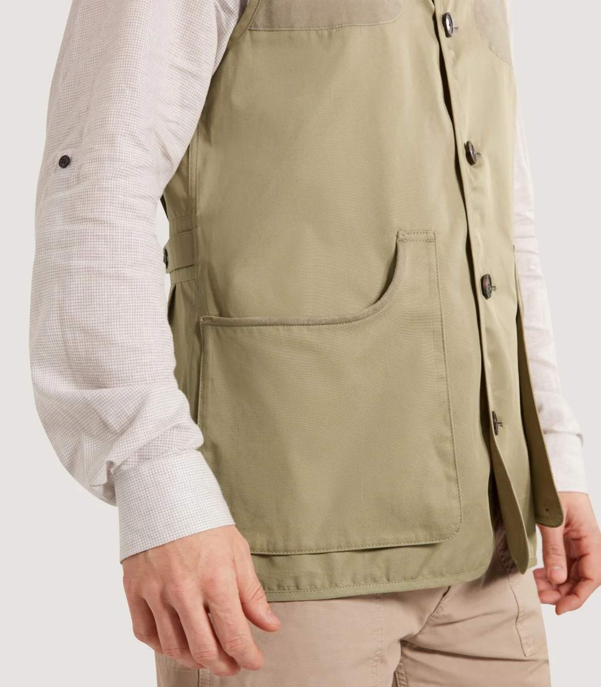 Men's Kruger Shooting Vest in Grass - Image 6