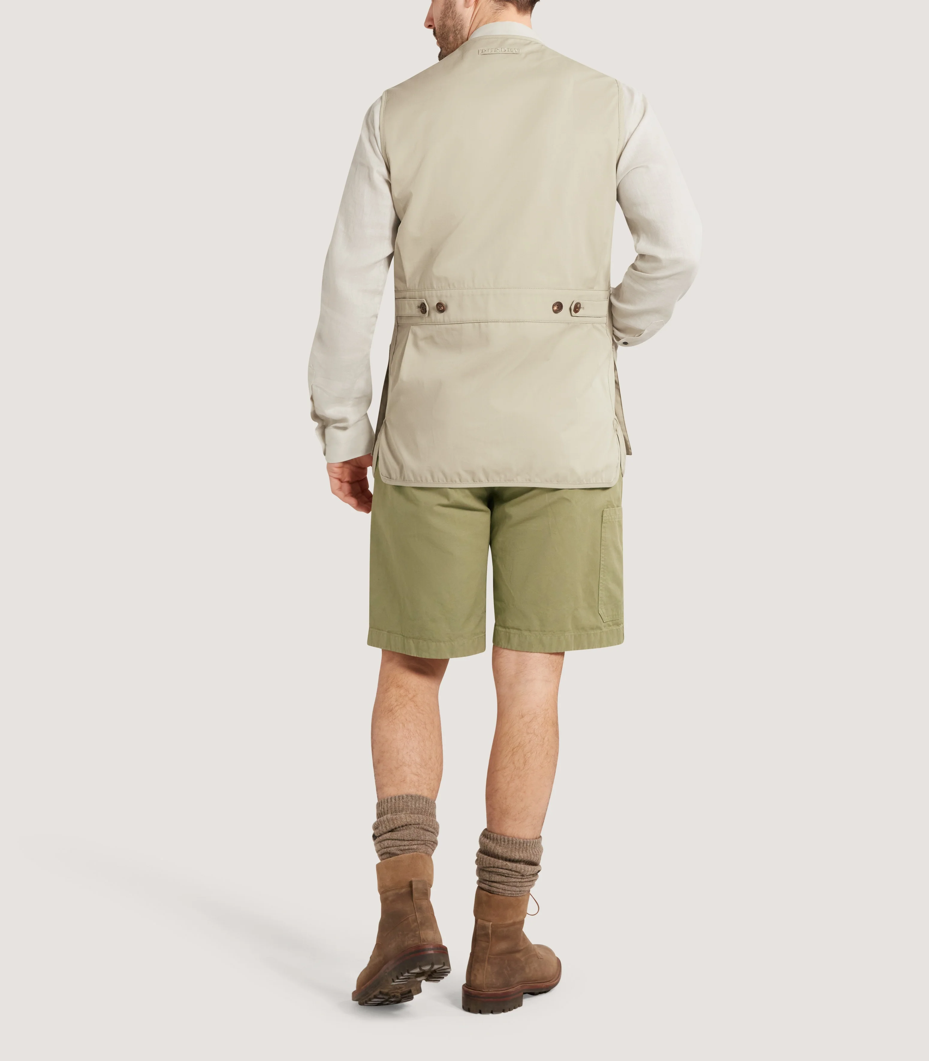 Men's Kruger Shooting Vest in Straw - Image 4