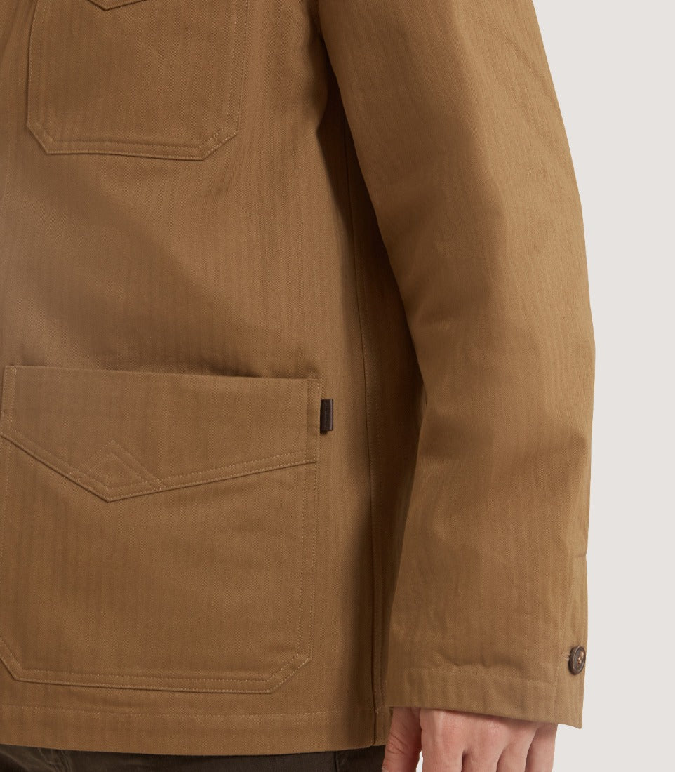 Men's Kruger Travel Jacket in Walnut - Image 5