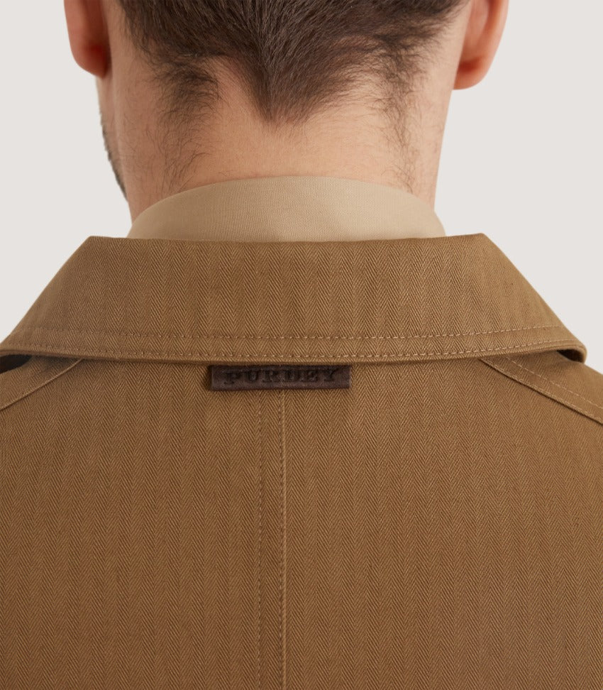 Men's Kruger Travel Jacket in Walnut - Image 6