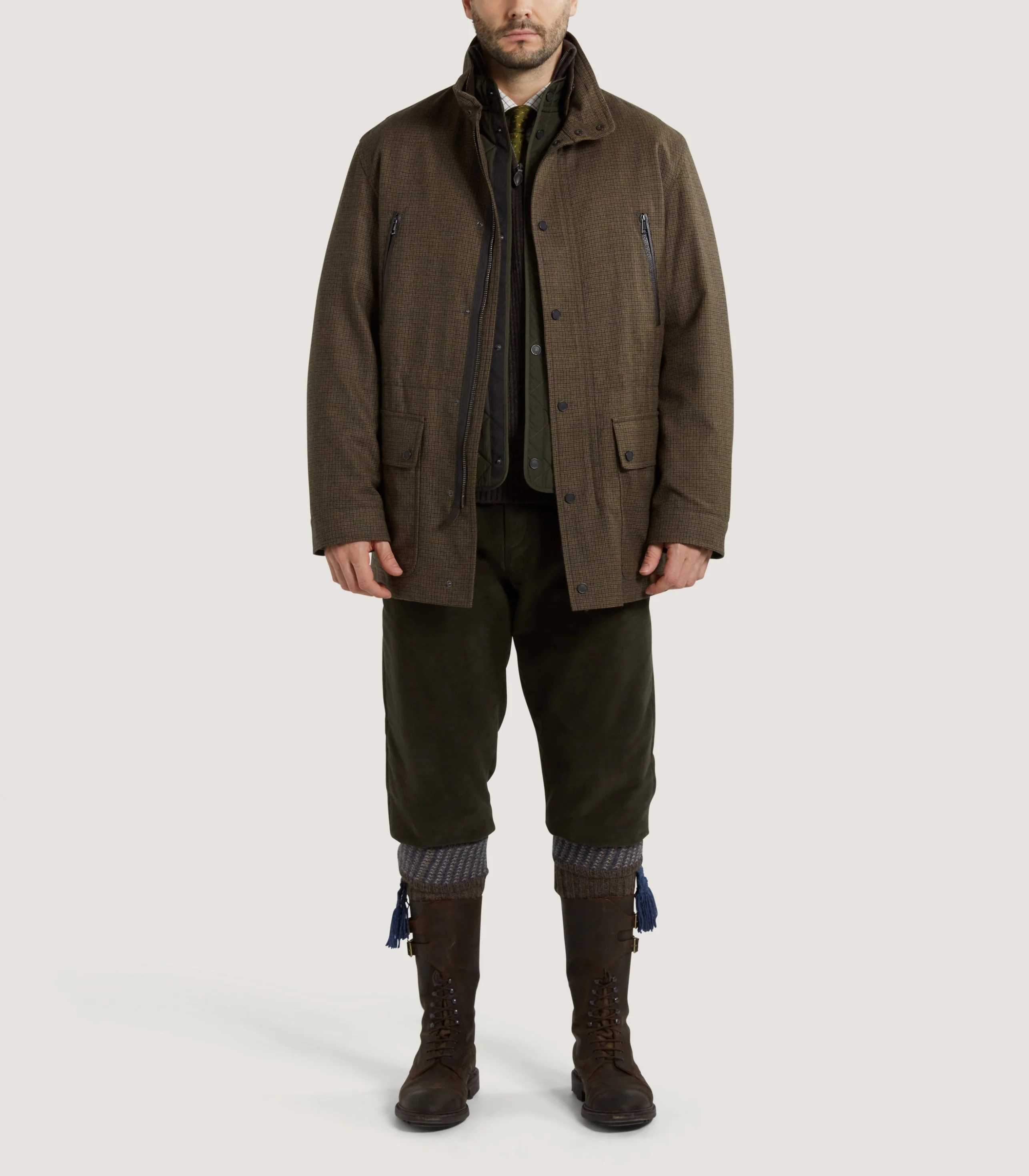Men's Lancaster Range Coat in Chestnut - Image 2