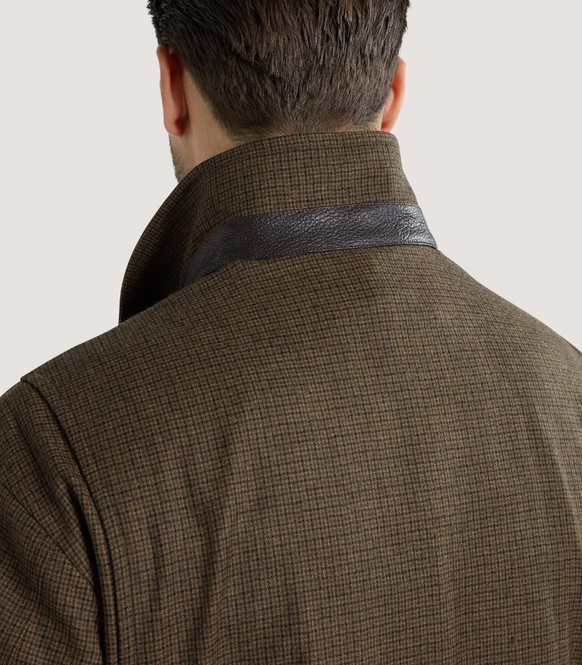 Men's Lancaster Range Coat in Chestnut - Image 6