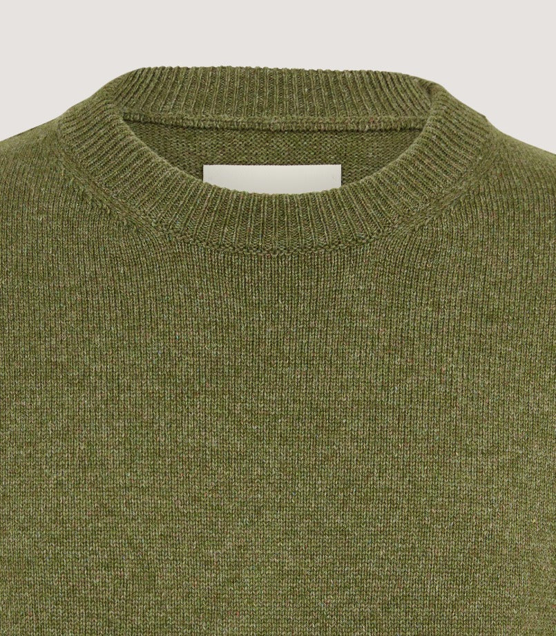Men's Latimer Jumper in Moss - Image 5