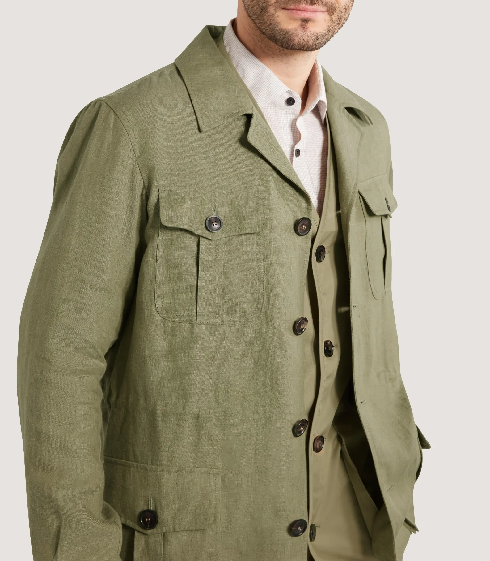 Men's Lightweight Kalahari Jacket in Grass - Image 4