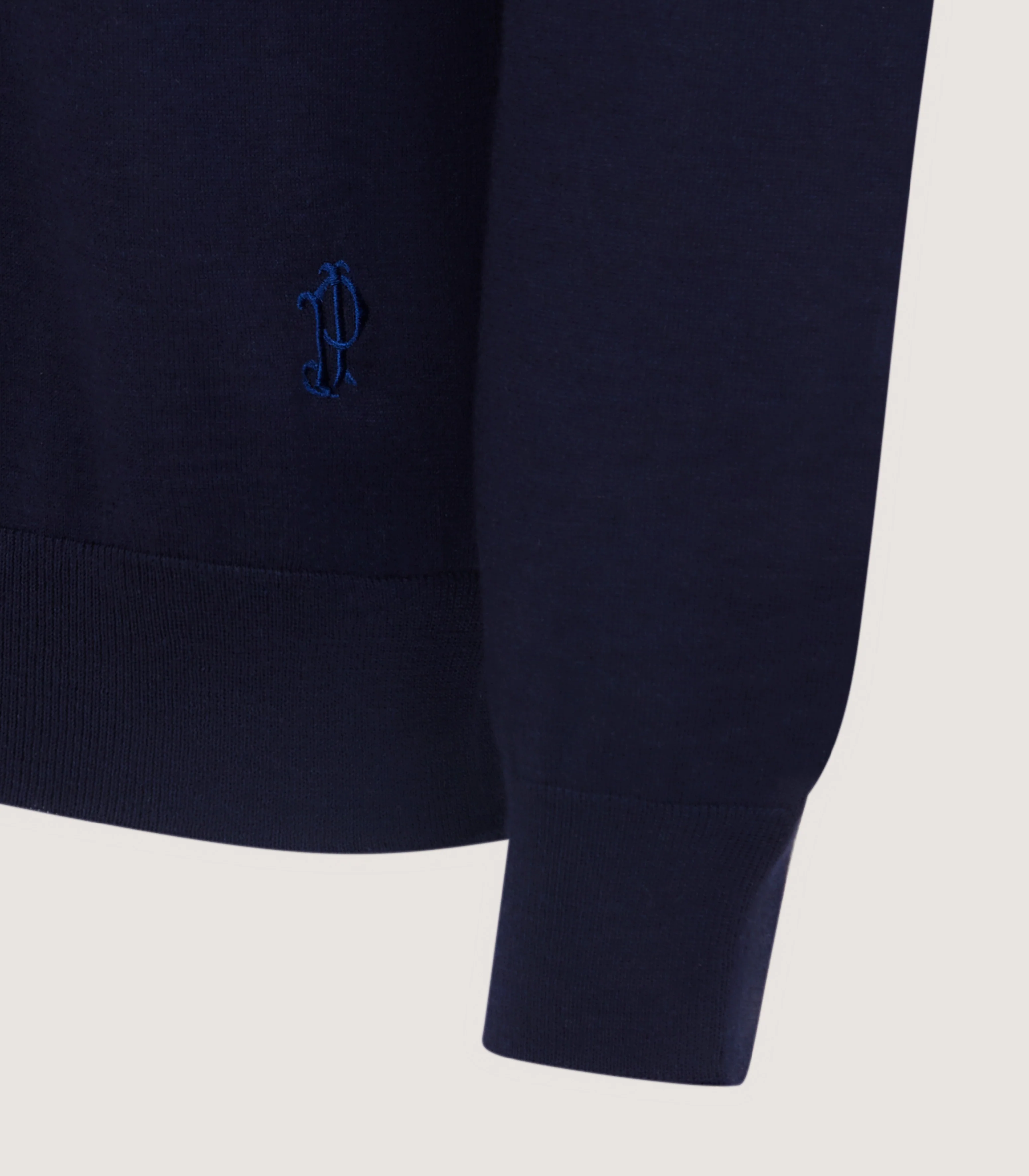 Men's Lightweight Travel Merino Crew Neck in Midnight - Image 5