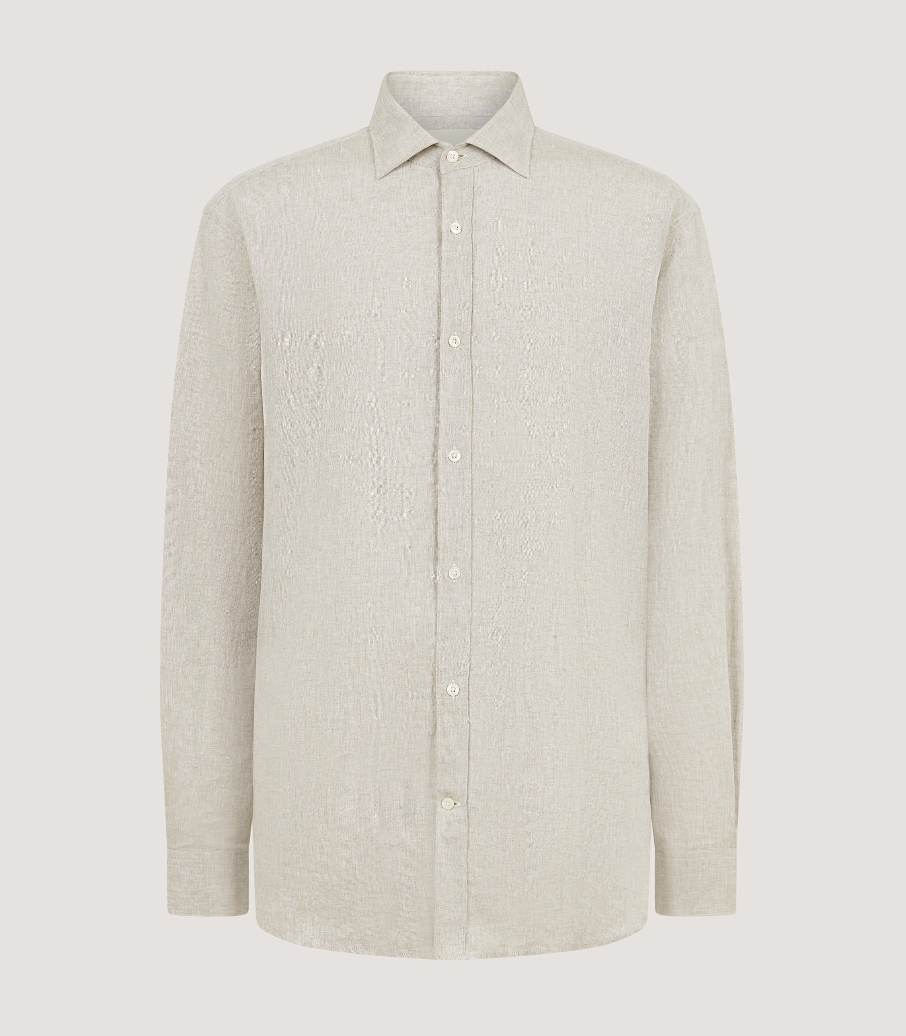 Men's Linen Mix Shirt in Sage