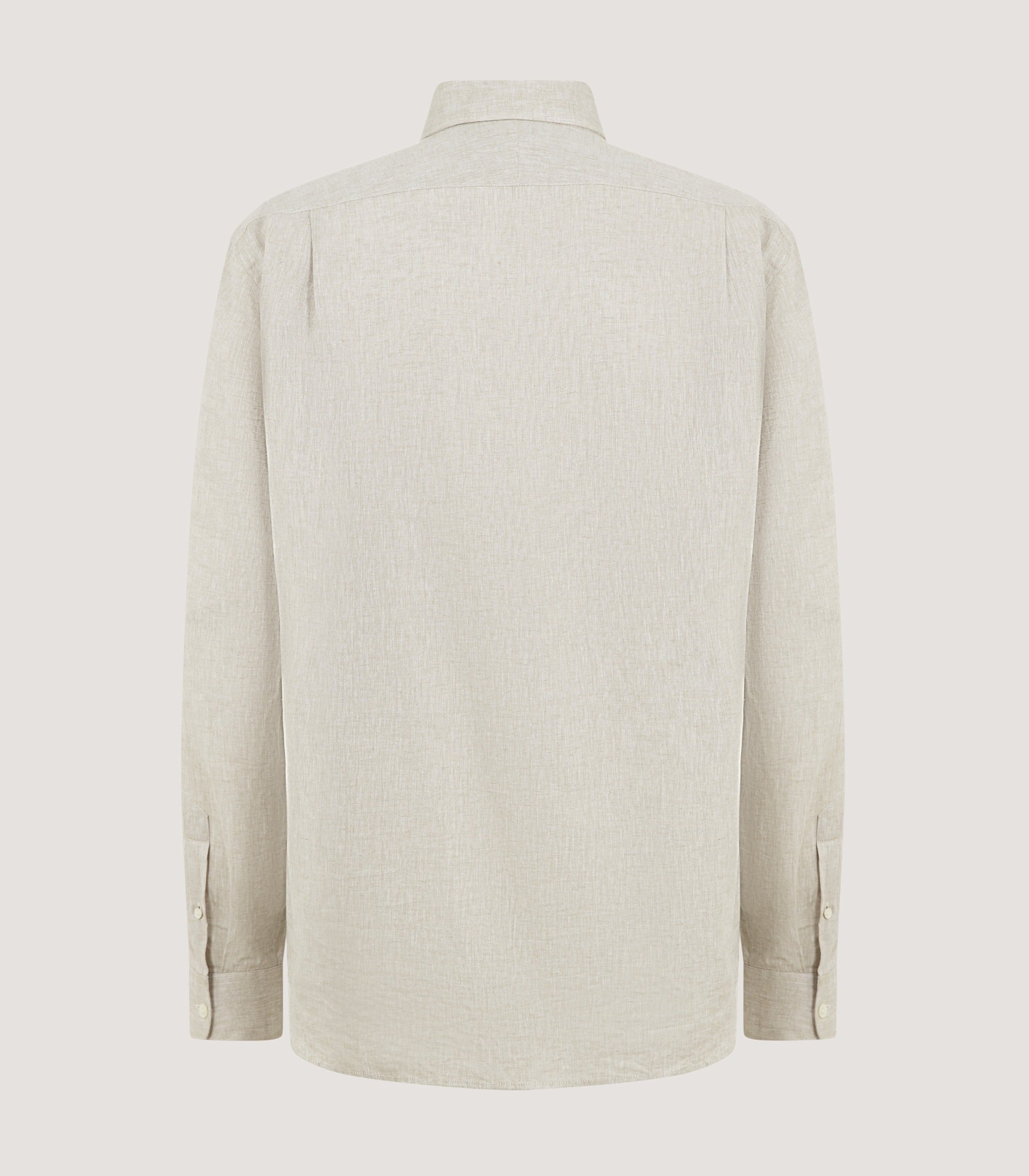 Men's Linen Mix Shirt in Sage - Image 3